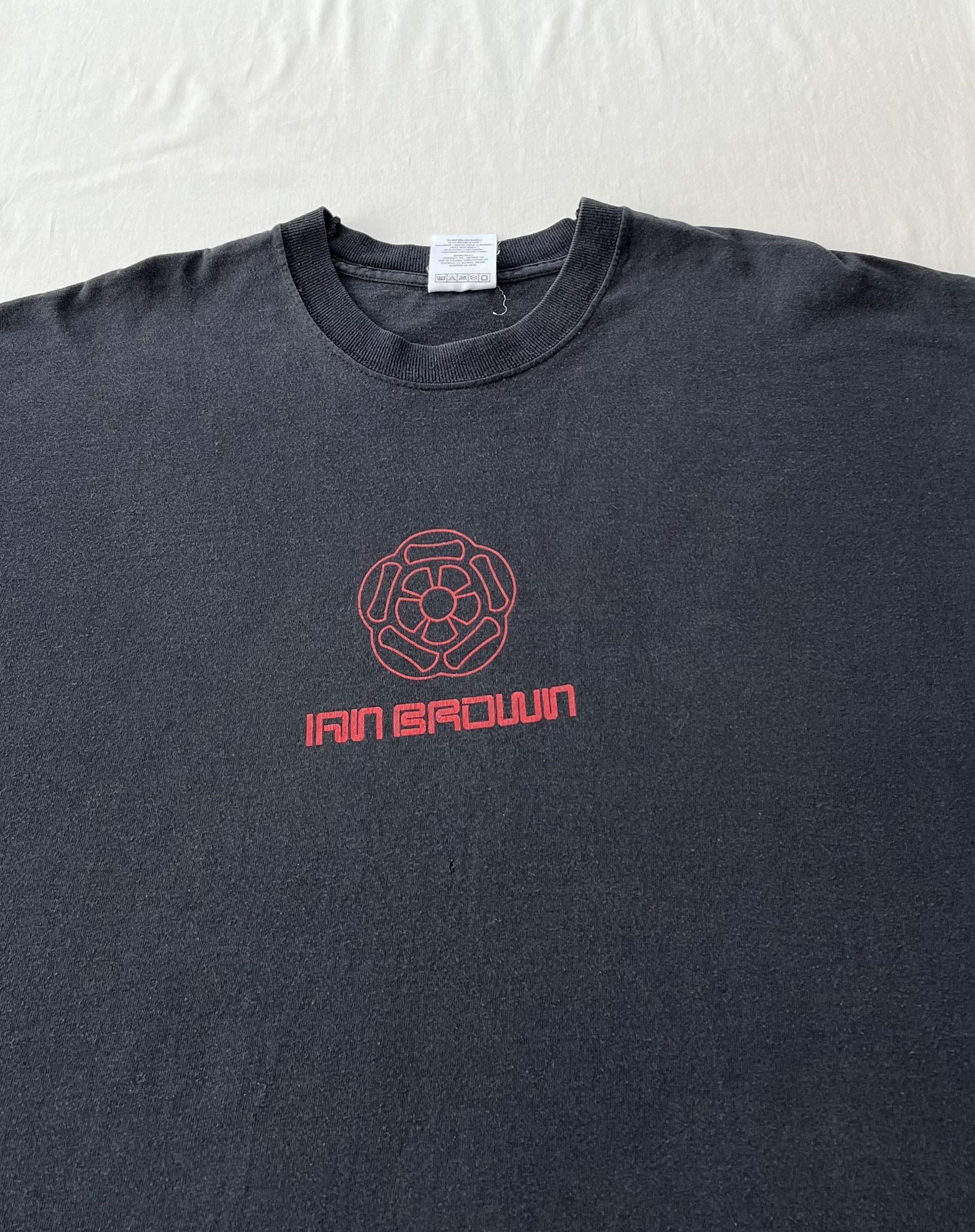 Band Tees Vintage 90s Ian Brown Stone Roses Black T-shirt Size US XL / EU 56 / 4 - 3 Thumbnail