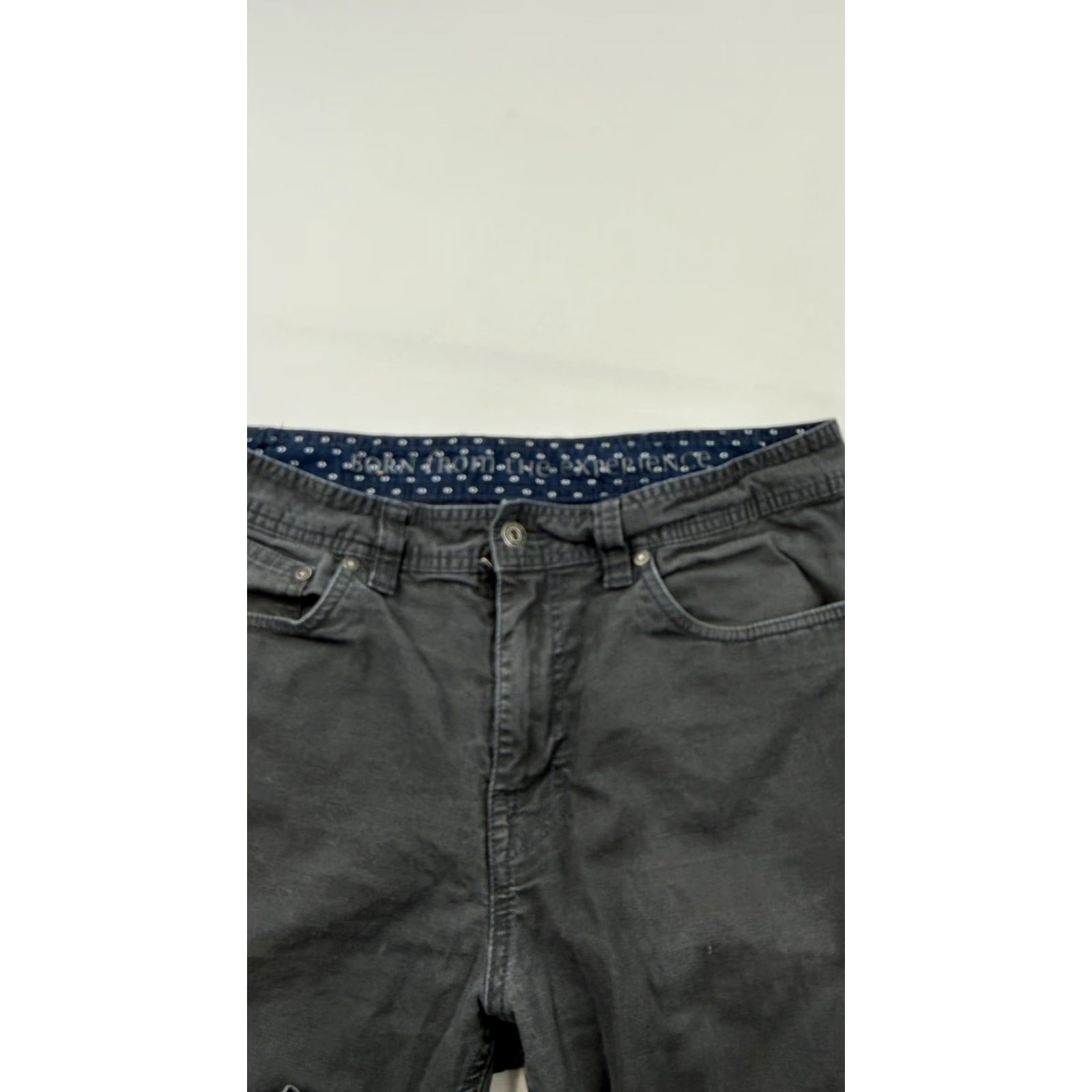 Prana prAna Jeans Mens 33x32 Charcoal Gray Slim Fit Stretch Organic Cotton Twill Size US 33 - 2 Thumbnail