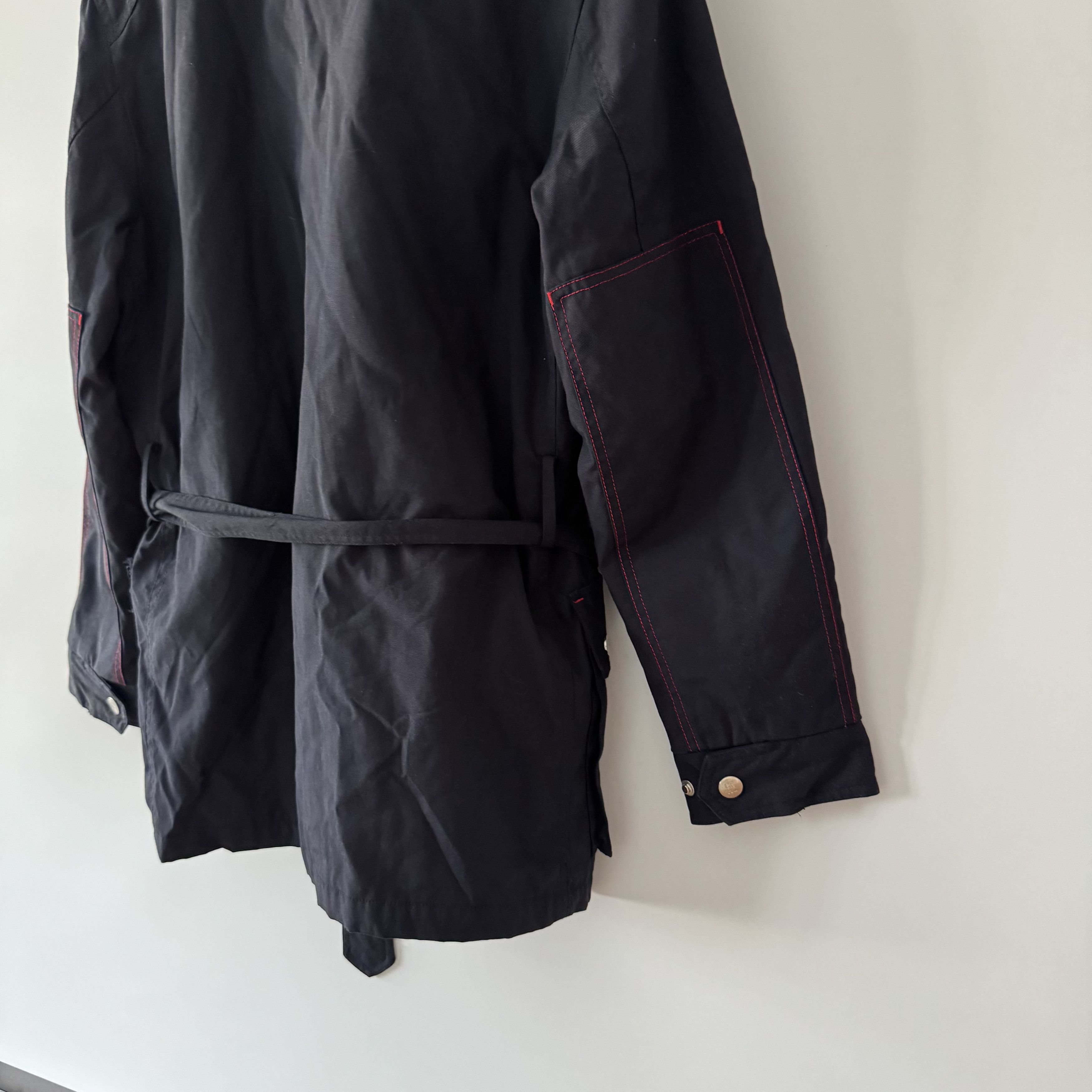Carolina Herrera Men's Carolina Herrera Navy Blue Belted Motorcycle Jacket Size US M / EU 48-50 / 2 - 9 Thumbnail