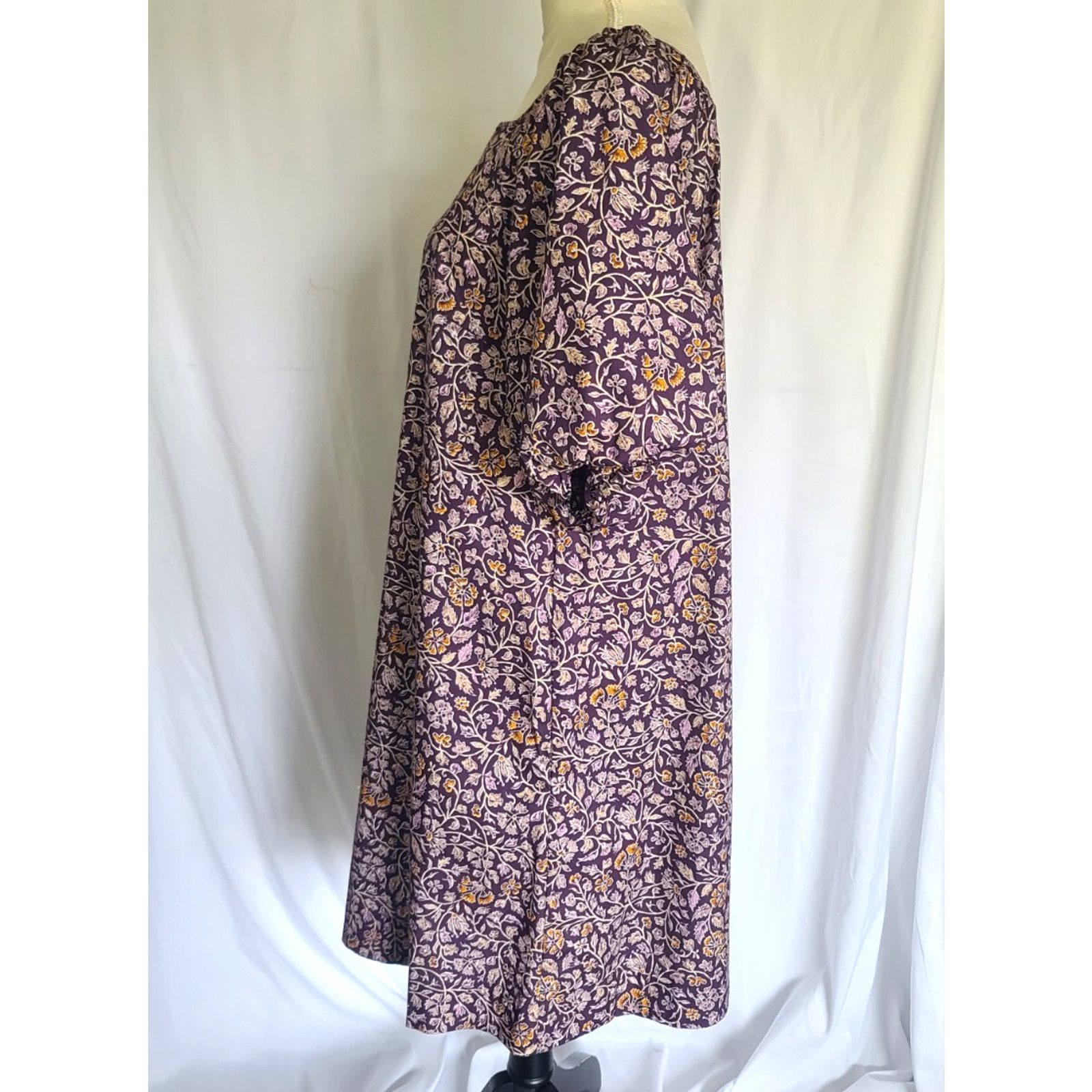 Anthropologie New Anthropologie Porridge Purple Elke Ditsy Swing Dress Med Size M / US 6-8 / IT 42-44 - 6 Thumbnail