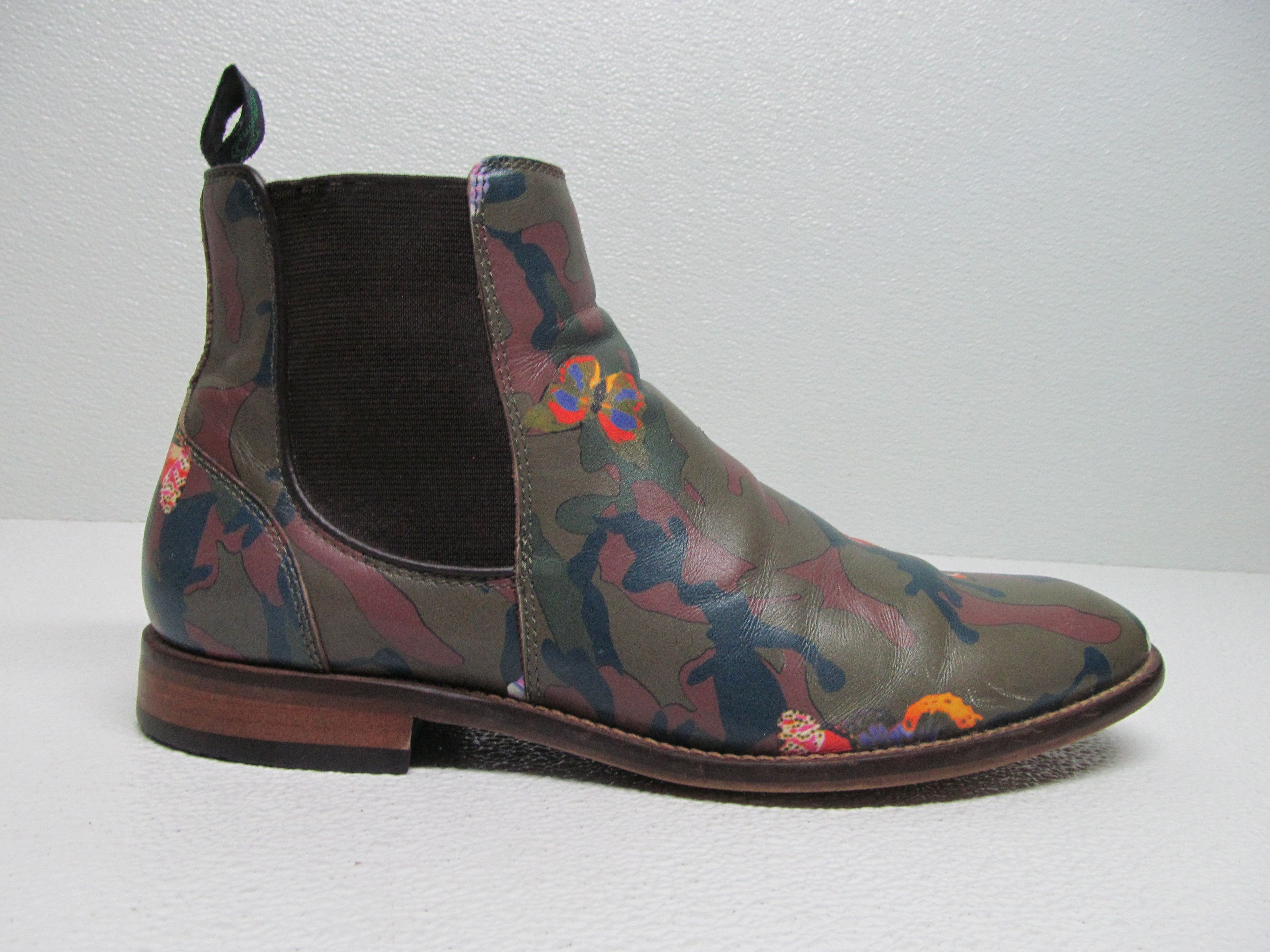 Other Paisley & Gray Chelsea Boots Shoreditch Camo Butterfly Size US 8 / EU 41 - 4 Thumbnail