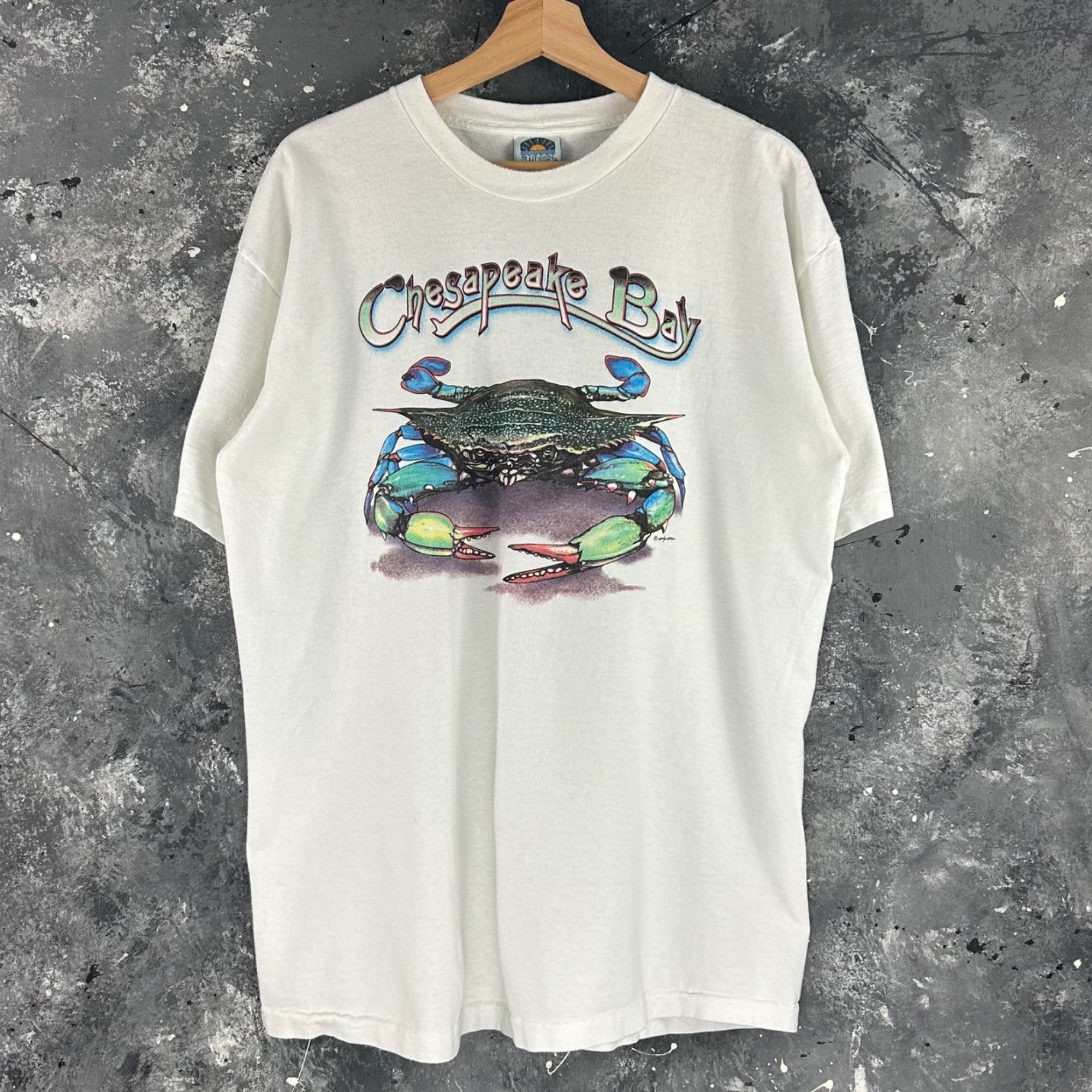 Vintage Vintage 1990’s Crab nature shirt Size US L / EU 52-54 / 3 - 1 Thumbnail