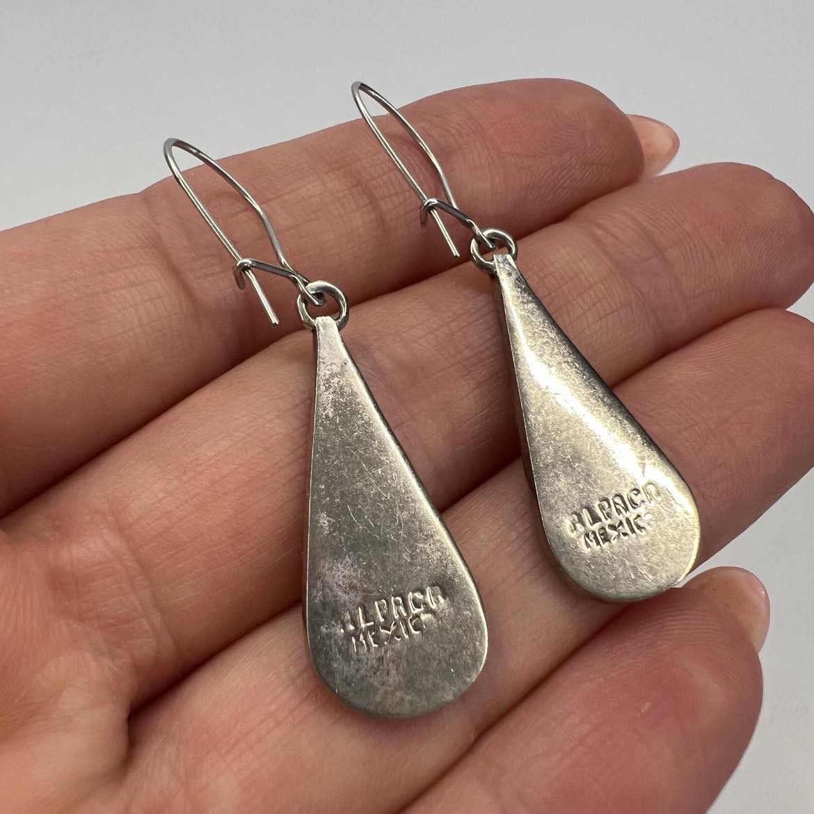 Jewelry Vintage Jewelry Sterling Silver 925 Earrings Mexico 3 gr Size ONE SIZE - 5 Thumbnail