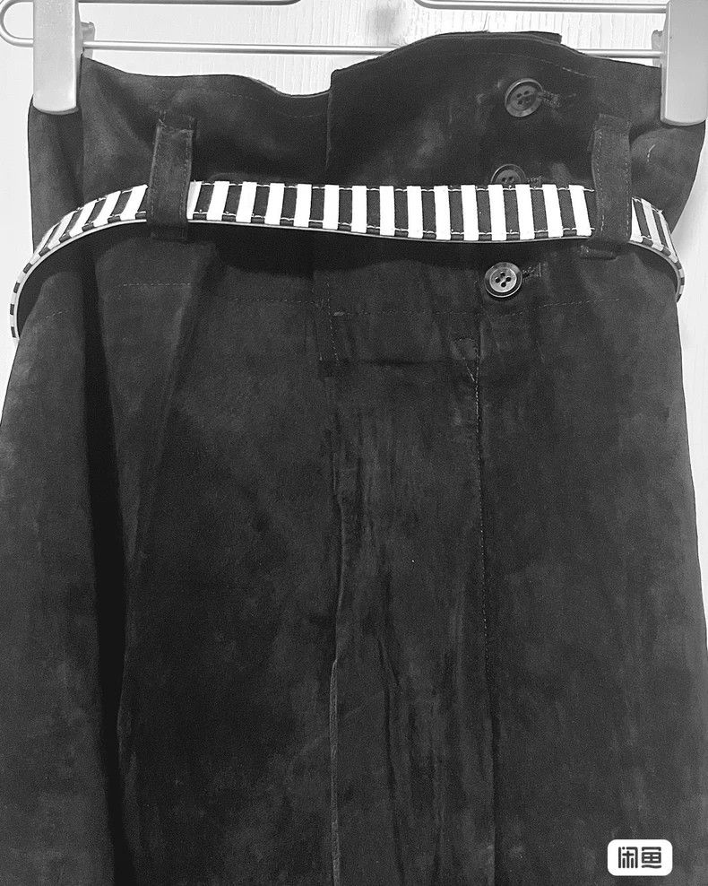 Y's Y's Rare Leather Skirt Size 25" / US 0 / IT 36 - 6 Thumbnail