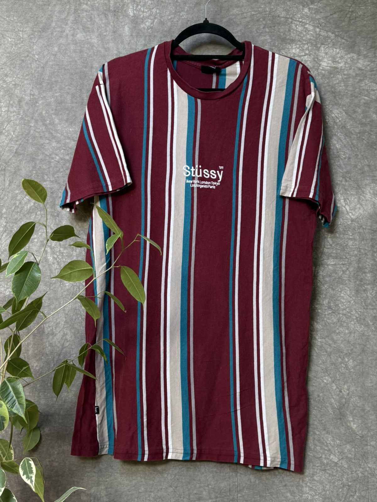 Stussy × Vintage Stussy centre logo T-Shirt Vintage Y2K Size US L / EU 52-54 / 3 - 1 Thumbnail