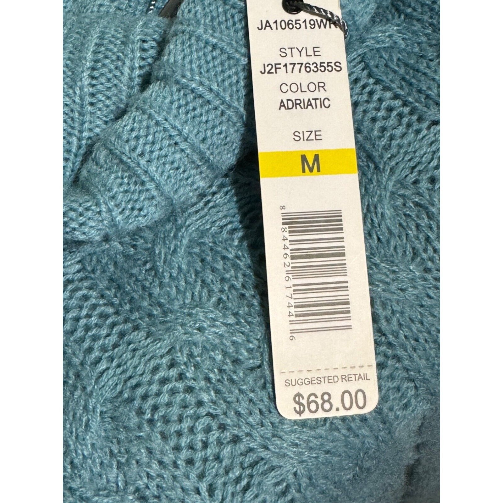 Jos. A. Bank Joseph A. Sweater Womens Medium NWT Adriatic Blue Tunic Size M / US 6-8 / IT 42-44 - 8 Thumbnail