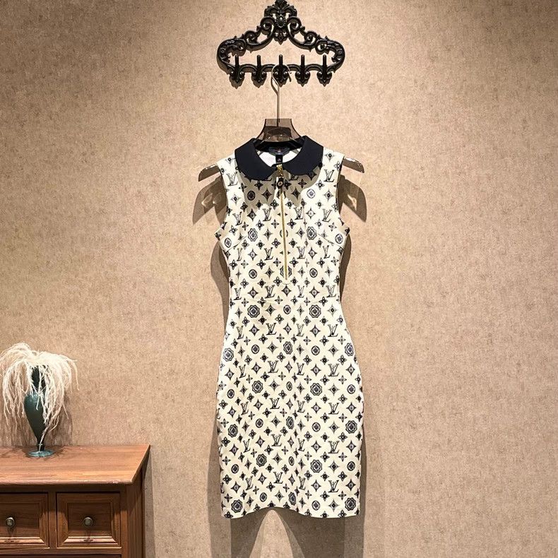 Louis Vuitton Louis Vuitton 25ss print and print print sleeveless dress Size XS / US 0-2 / IT 36-38 - 1 Thumbnail