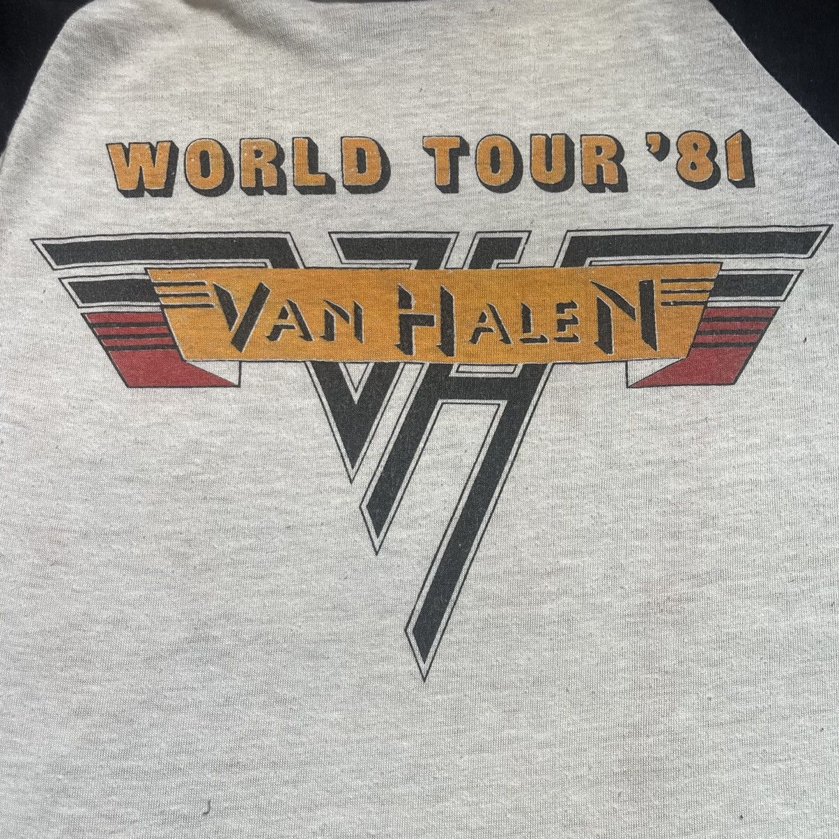 Band Tees × Vintage VAN HALEN 1981 Size US S / EU 44-46 / 1 - 6 Thumbnail