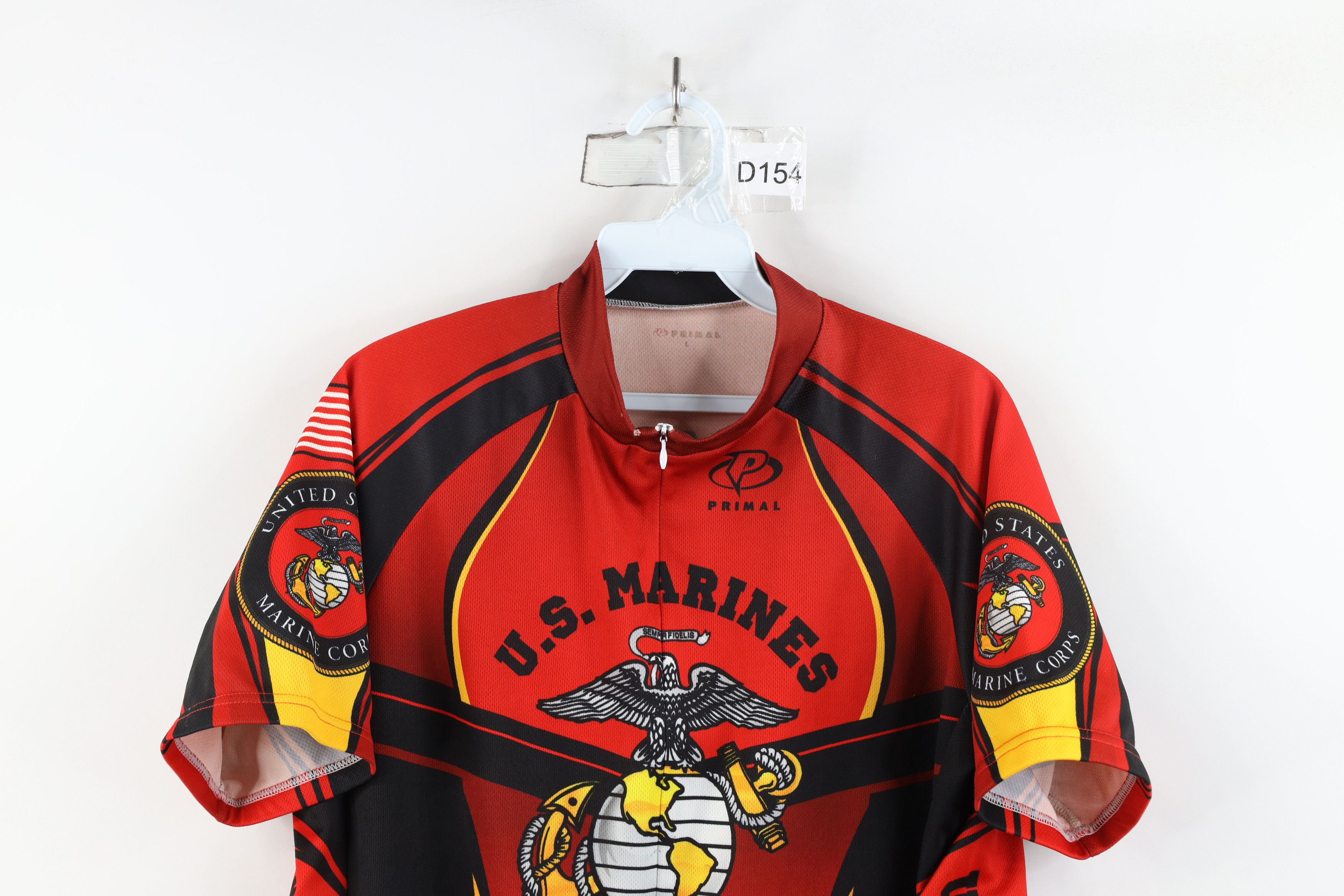 Vintage Vintage Primal All Over Print Marines Bicycle Cycling Jersey Size US L / EU 52-54 / 3 - 2 Thumbnail