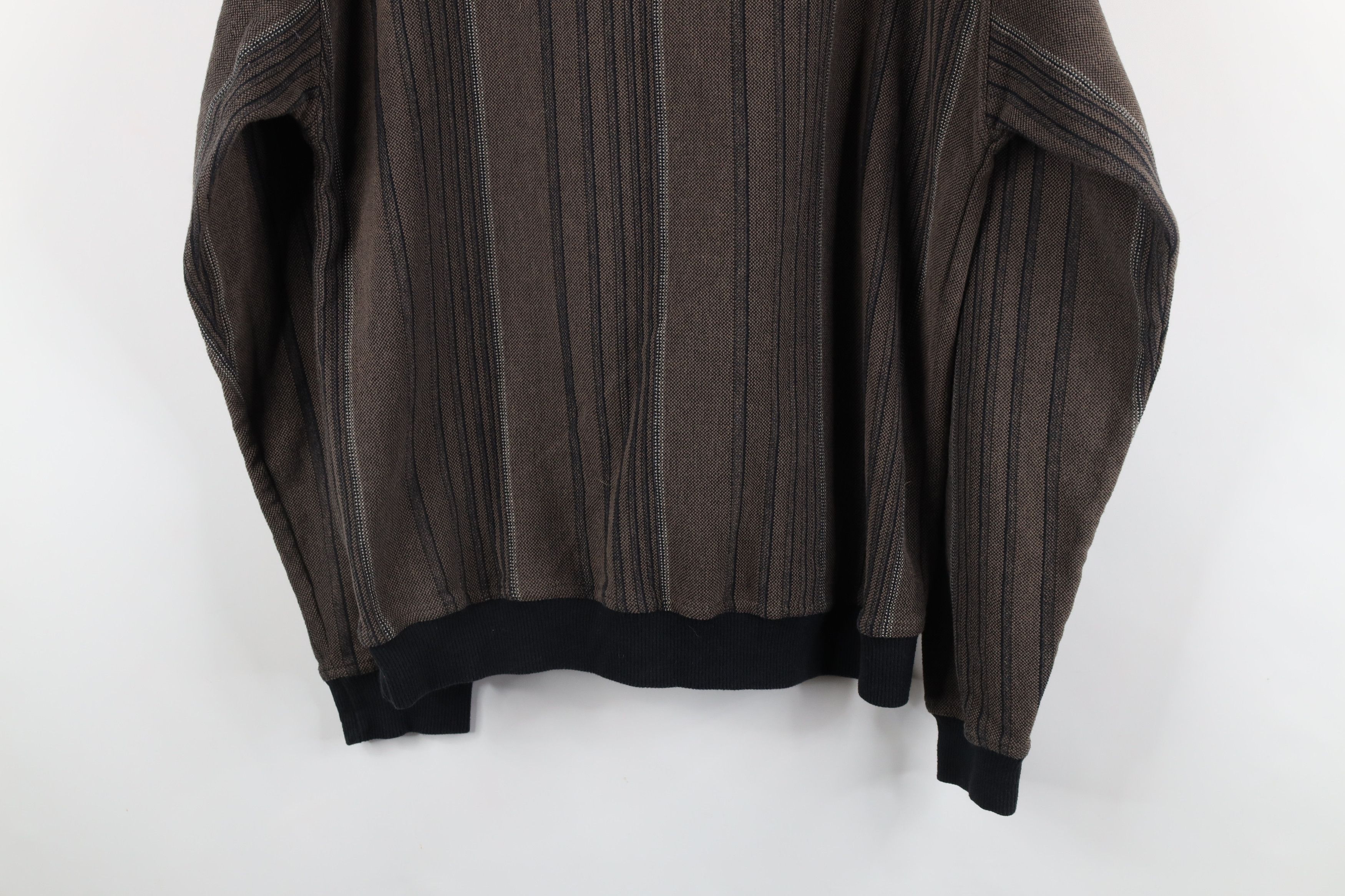 Vintage Vintage 90s Streetwear Block Collared Pullover Sweatshirt Size US L / EU 52-54 / 3 - 9 Thumbnail