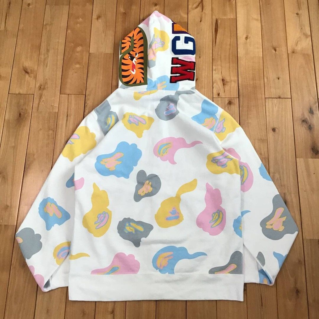 Bape BAPE Def camo shark full zip hoodie a bathing ape Size US XL / EU 56 / 4 - 2 Thumbnail