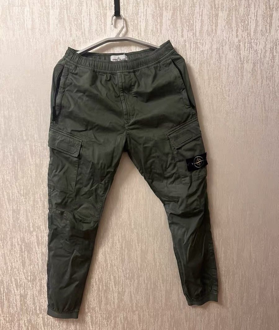 Stone Island Stone Island Poplin Cargo Jogger Pants Size US 31 - 1 Thumbnail