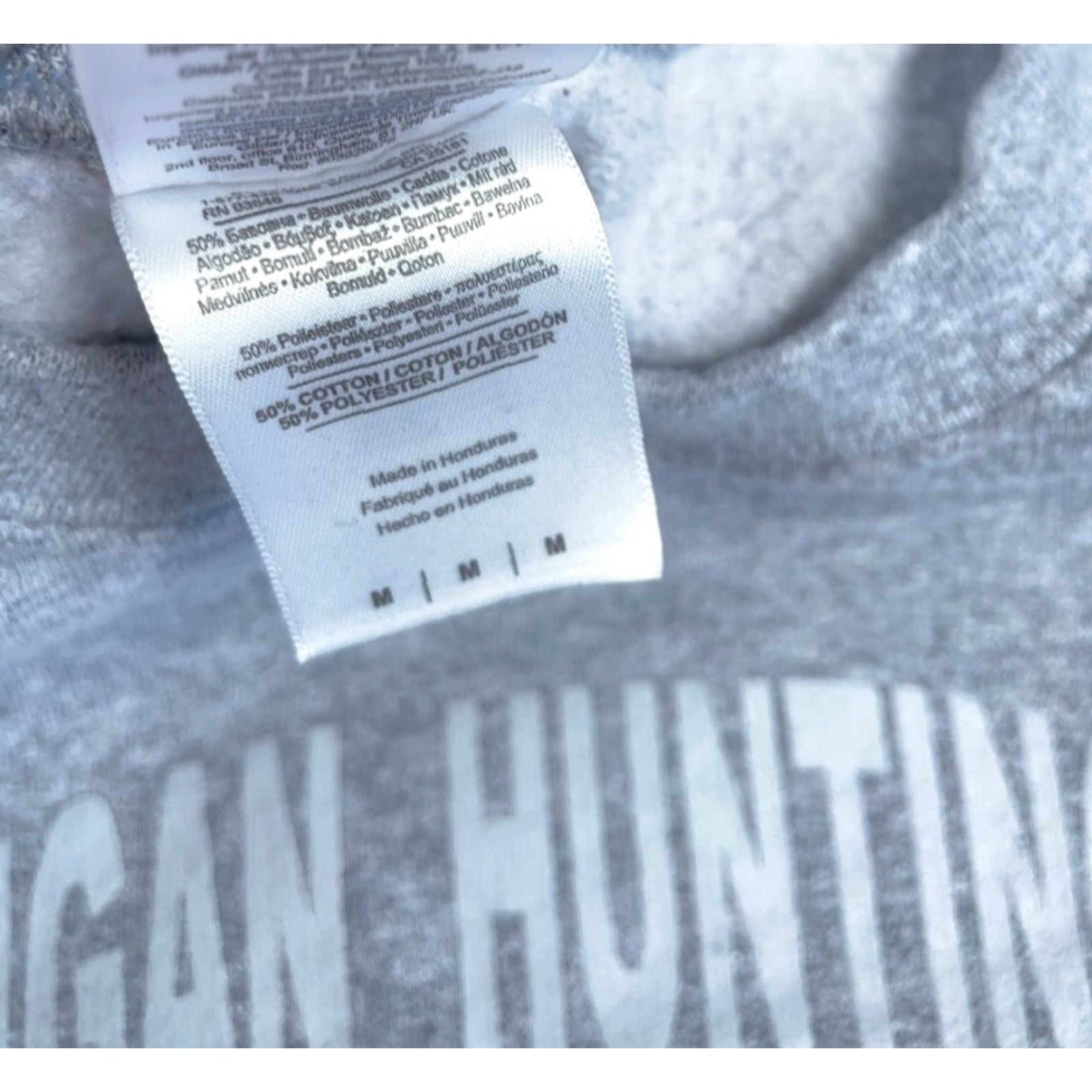 Gildan Vintage Michigan Hunting Dog Federation Sweatshirt Adult Medium Gray Crewneck Outdoor Size US M / EU 48-50 / 2 - 5 Thumbnail