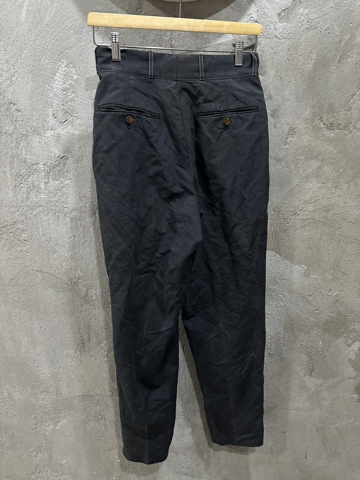 Jean Paul Gaultier Jean Paul Gaultier Trousers Black Faded Pant Size US 27 - 13 Thumbnail