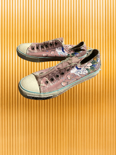 Ed Hardy Ed hardy low top sneakers tattoo stile y2k pink Size US 7 / IT 37 - 1 Thumbnail