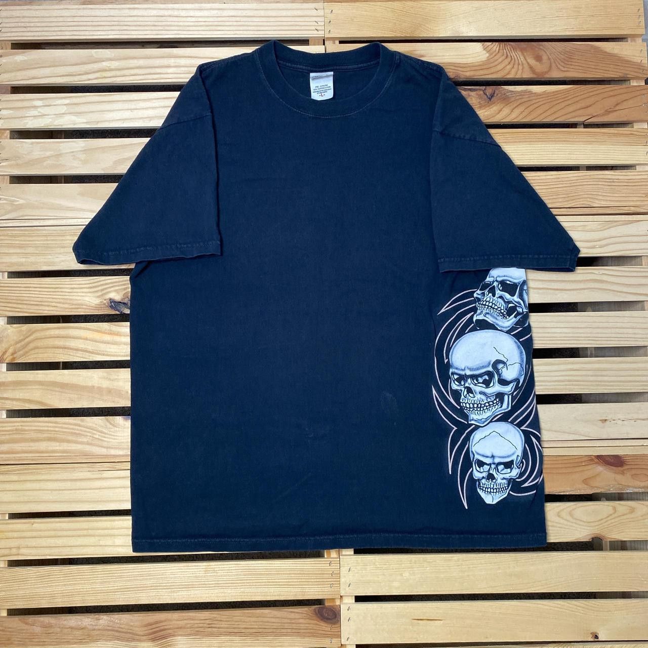 Anvil Vintage Primal Ink Tattoo Black Y2K Skulls Tee Size Large Size US L / EU 52-54 / 3 - 1 Thumbnail