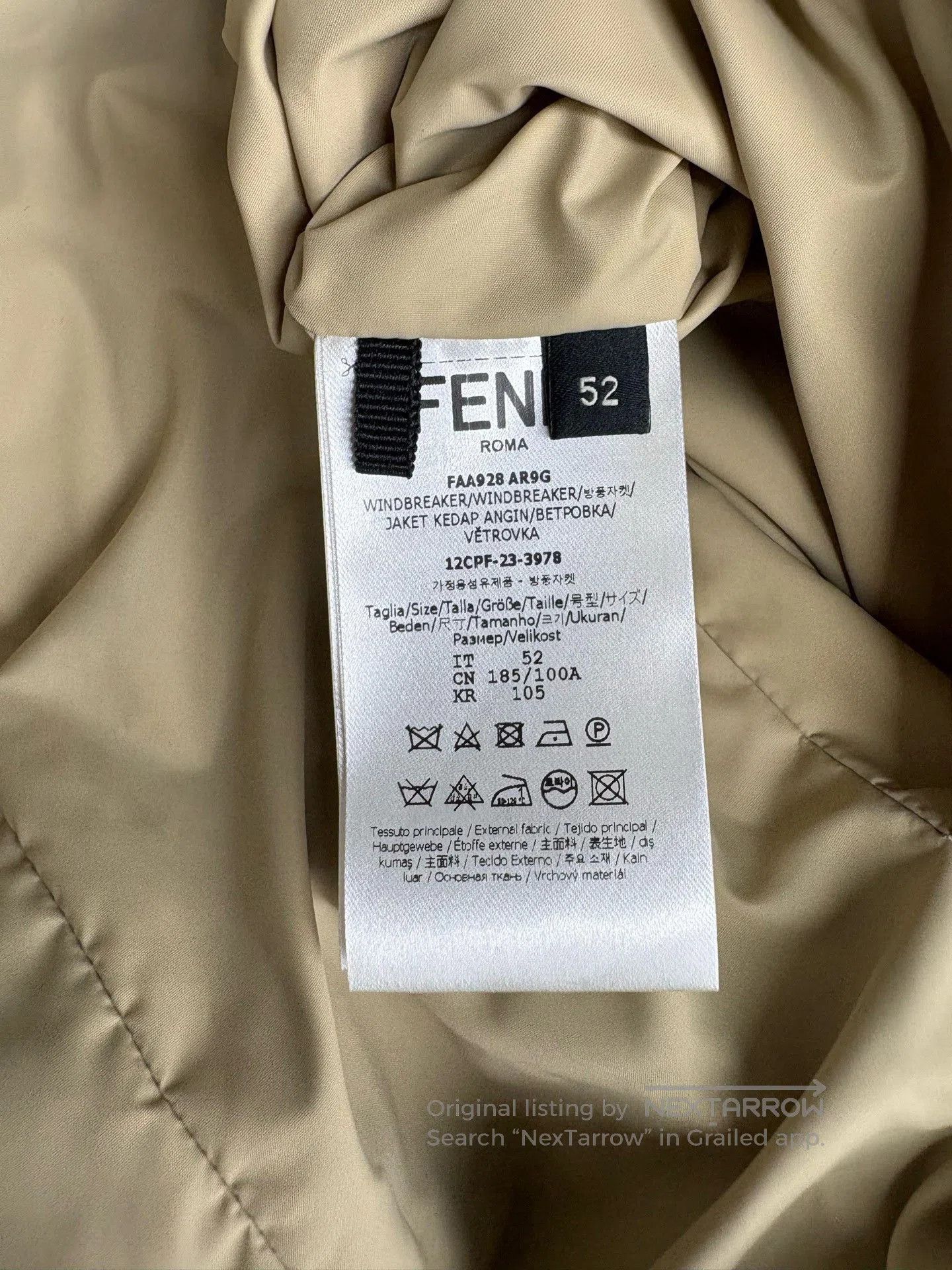 Fendi FENDI Double F All. Size US L / EU 52-54 / 3 - 7 Thumbnail