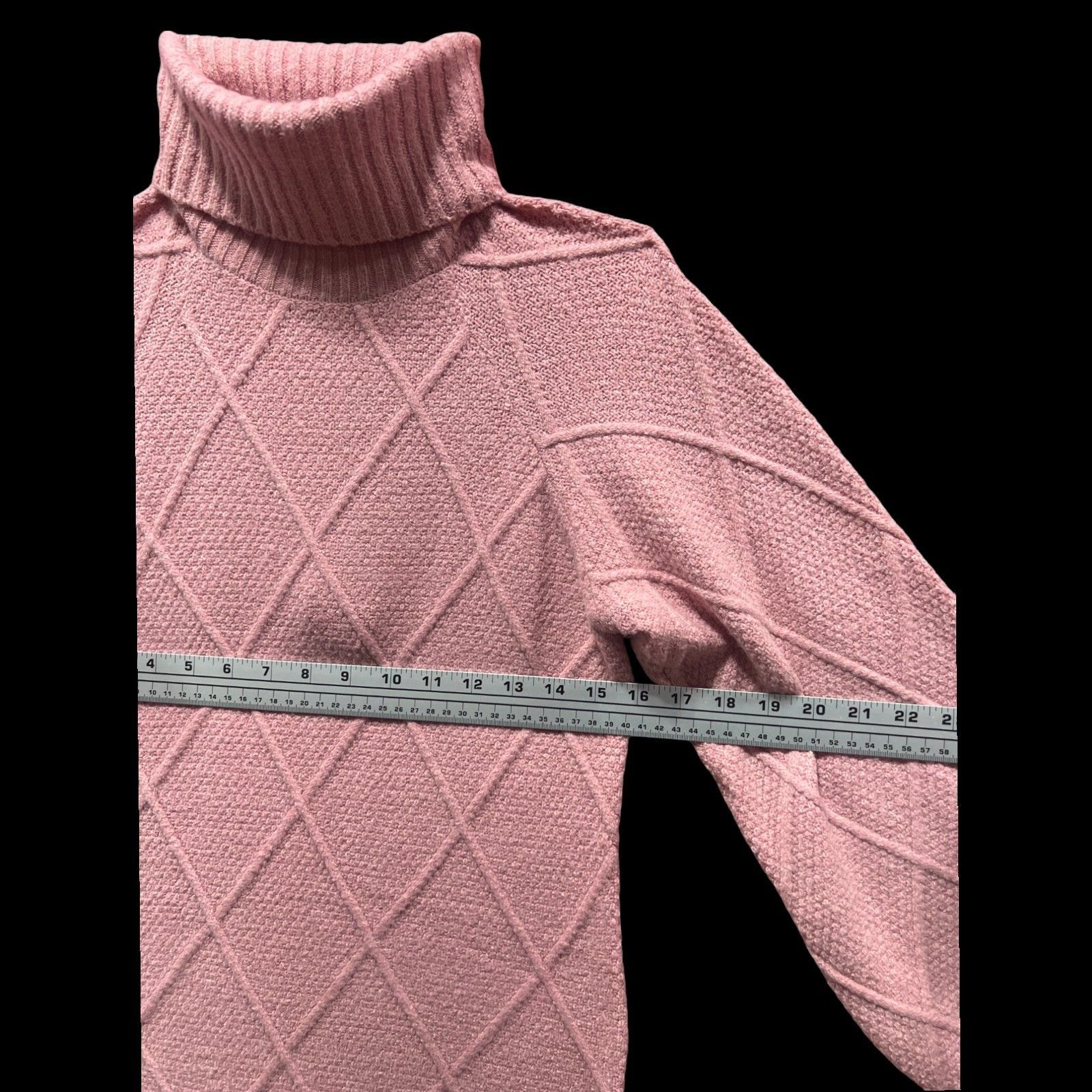 rue21 Rue 21 - Women's Turtleneck Knitted Sweater Dress - Pink - S Size S / US 4 / IT 40 - 3 Thumbnail