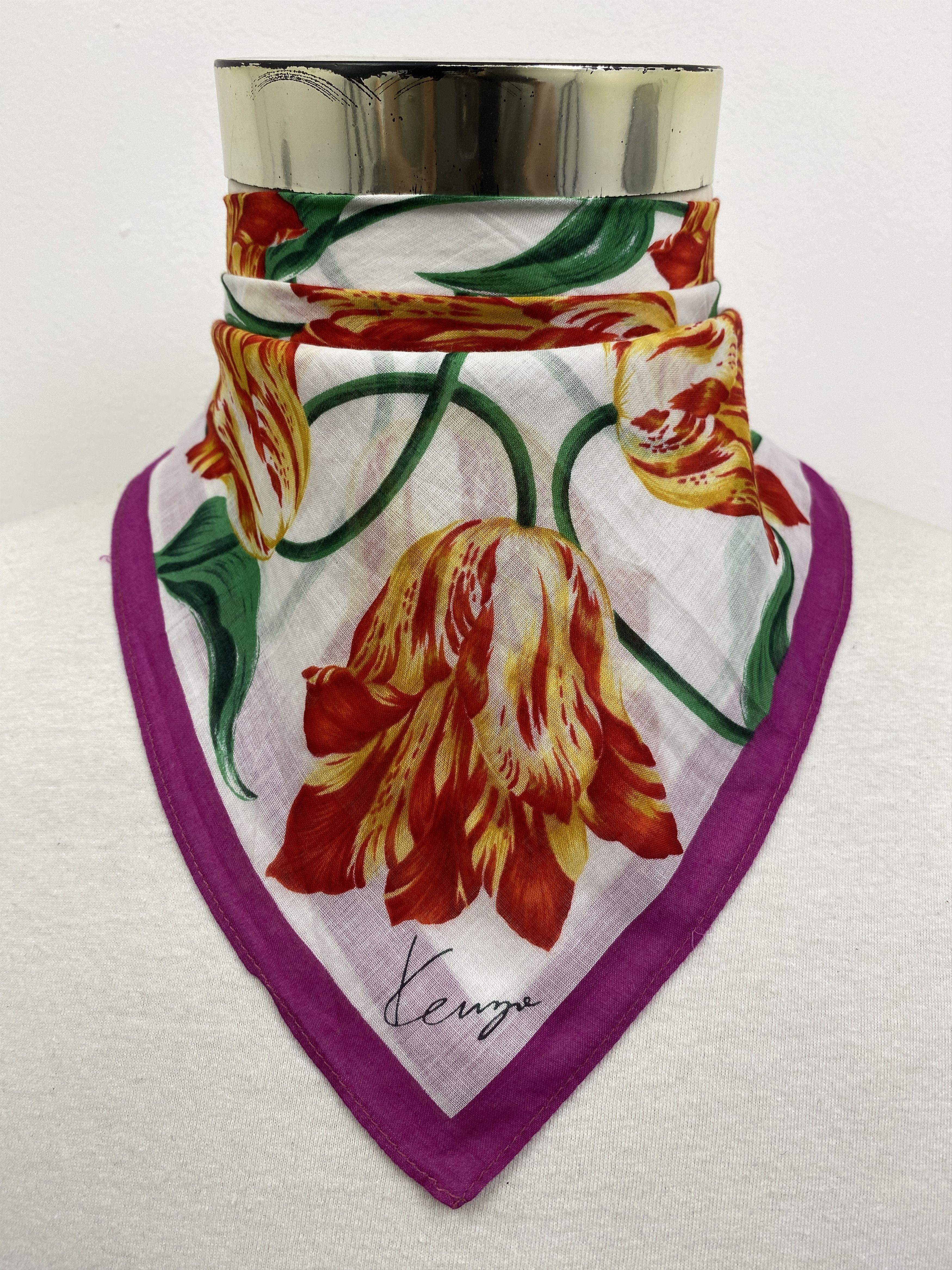 Kenzo Kenzo Handkerchief / Nerckerchief / Bandana HKC0628 Size ONE SIZE - 2 Thumbnail