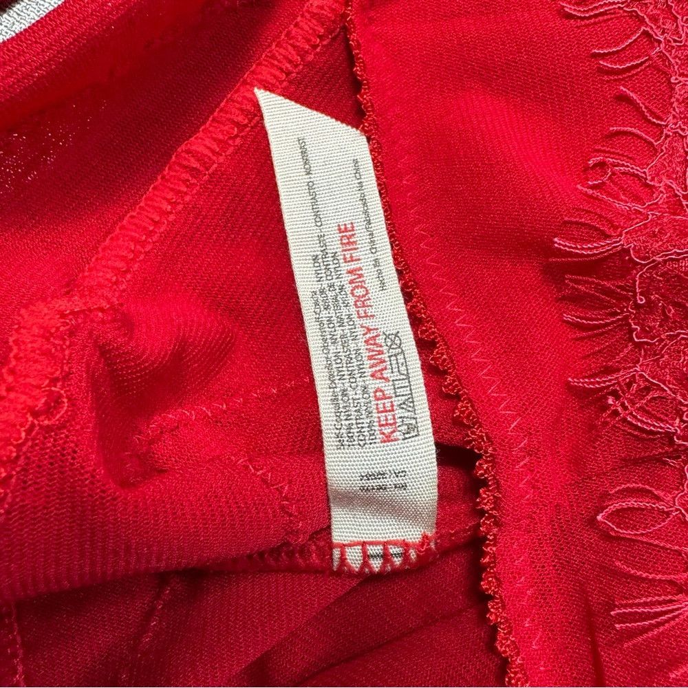 Free People NWT New Free People Sweet Nothings Long Sleeve Red Bodysuit Size M / US 6-8 / IT 42-44 - 8 Thumbnail