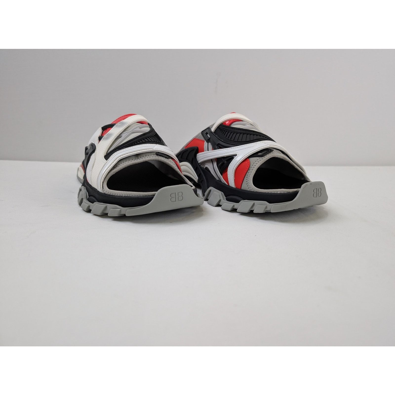 Balenciaga o1rshd1 Trcl Slide Slipper in Black/Grey/Red Size US 13 / EU 46 - 5 Thumbnail
