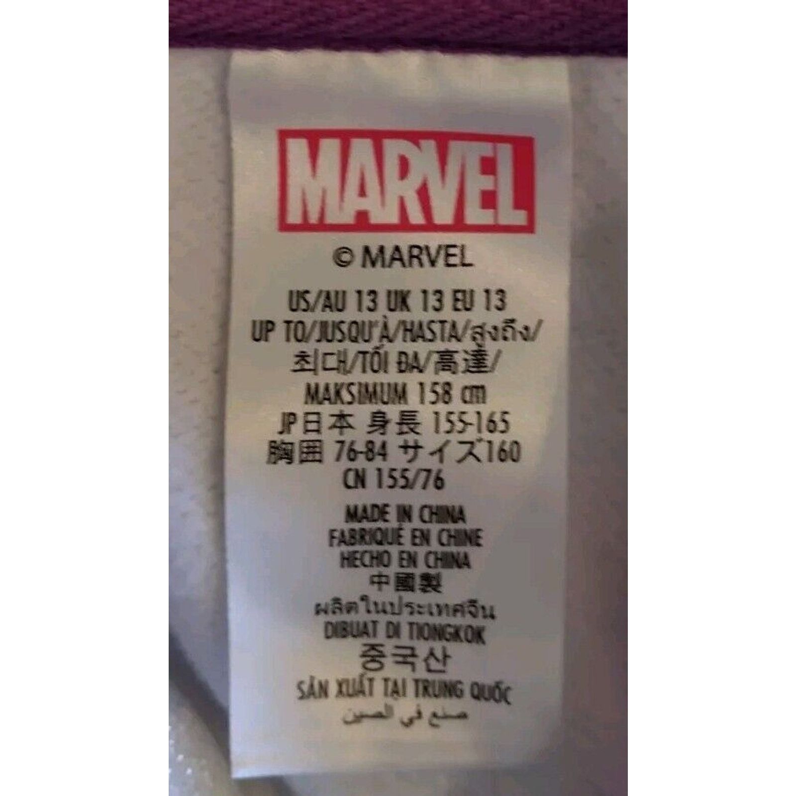 Marvel Comics NWT !! Marvel Spider-man Ghost-spider zip up hoodie Youth 13 Size XL / US 12-14 / IT 48-50 - 5 Thumbnail