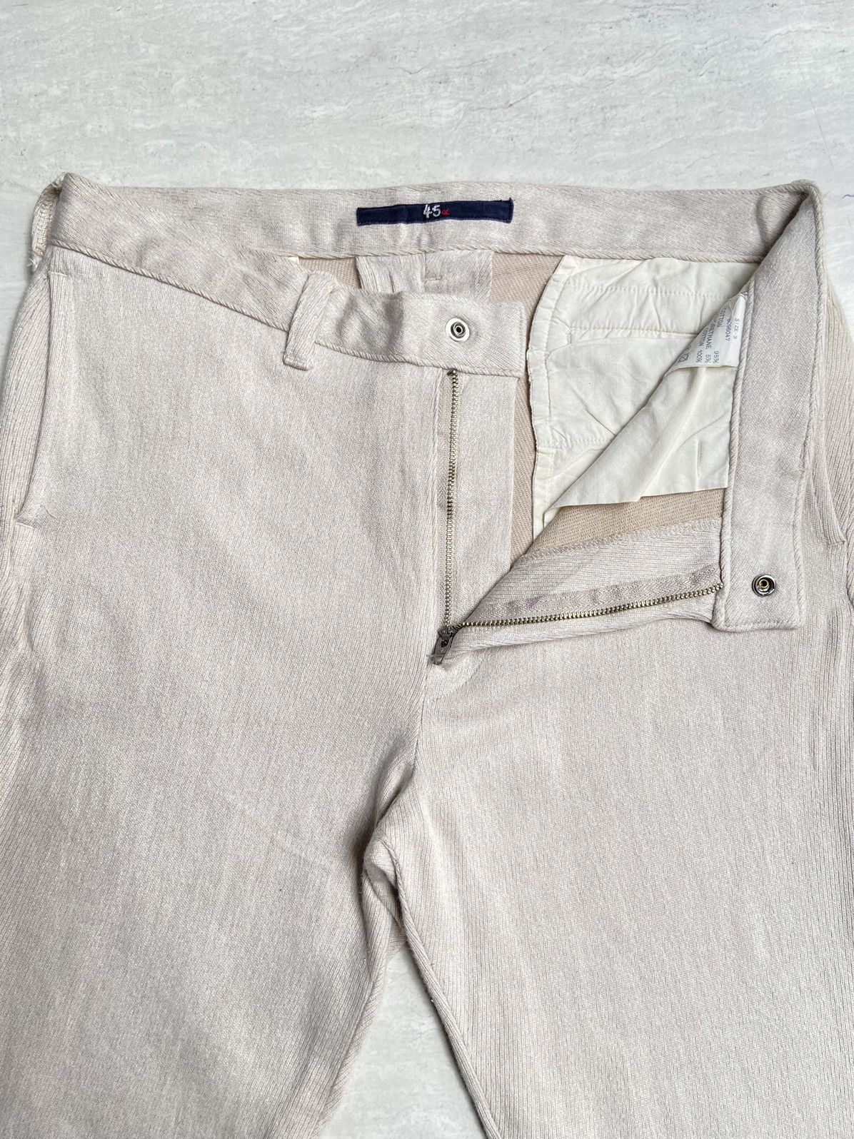 45rpm 45RPM Beige Long Pants Size US 27 - 3 Thumbnail