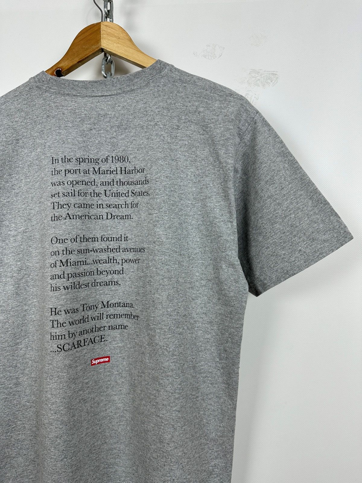 Supreme Supreme Scarface Grey T-Shirt Size US M / EU 48-50 / 2 - 13 Thumbnail
