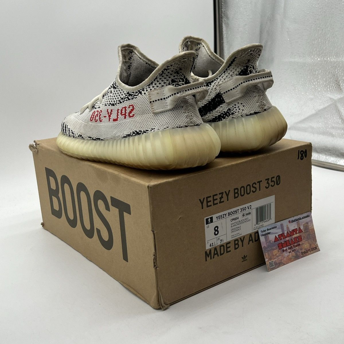 Adidas Yeezy boost 350 zebra Size US 8 / EU 41 - 4 Thumbnail