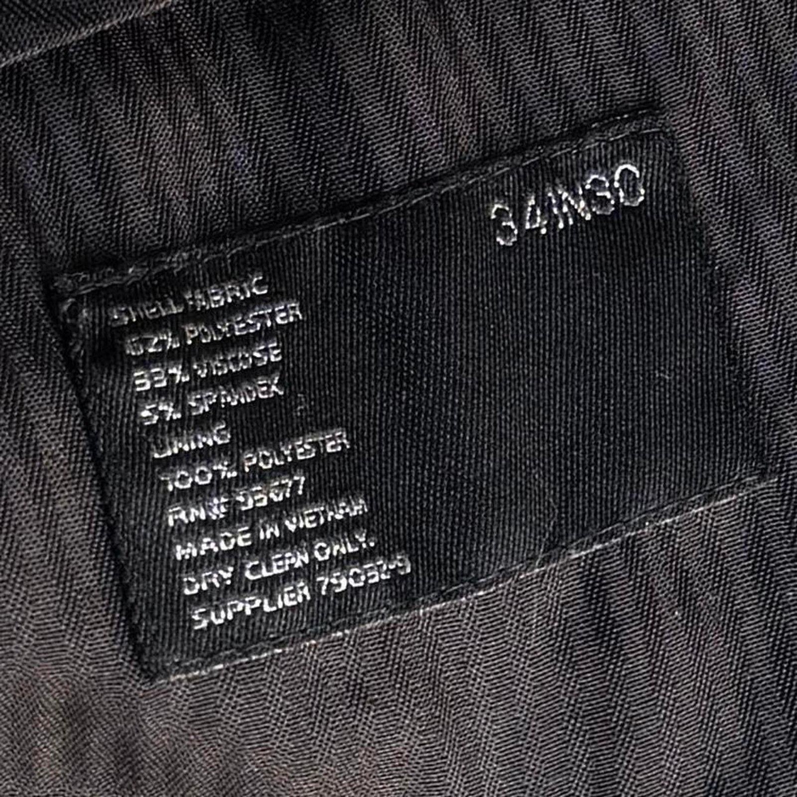J Ferrar × Vintage J Ferrar Black Slim Fit Essential Dress Pants Size US 34 / EU 50 - 4 Thumbnail