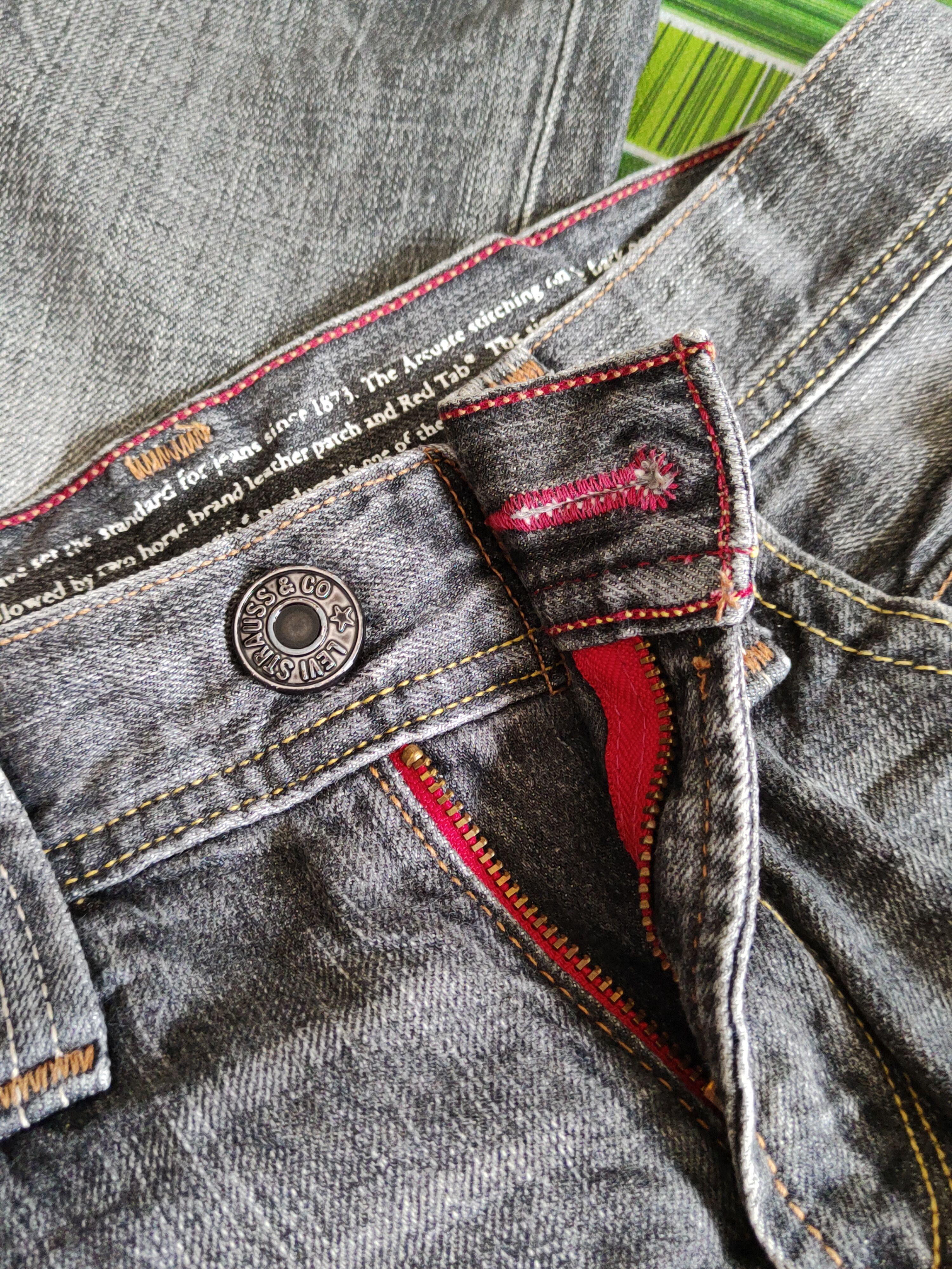 Levi's DL Levi's Black Faded Distressed vintage Denim #S1524 Size 30" / US 8 / IT 44 - 10 Thumbnail