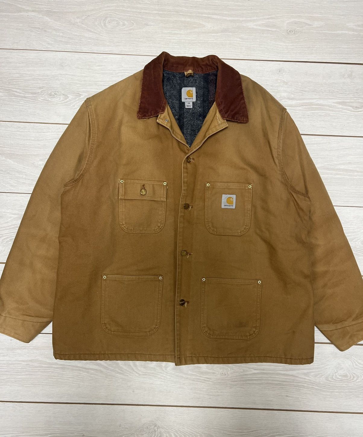 Carhartt vintage work wear Detroit style jacket