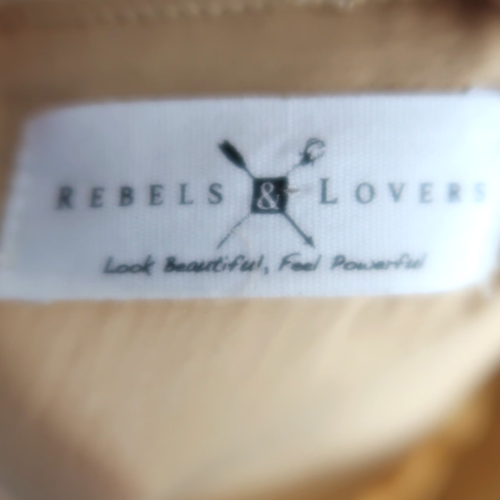 Vintage Rebels & Lovers Blouse Satin Batwing Sleeve Button Front Solid Gold S Womens Size S / US 4 / IT 40 - 6 Thumbnail