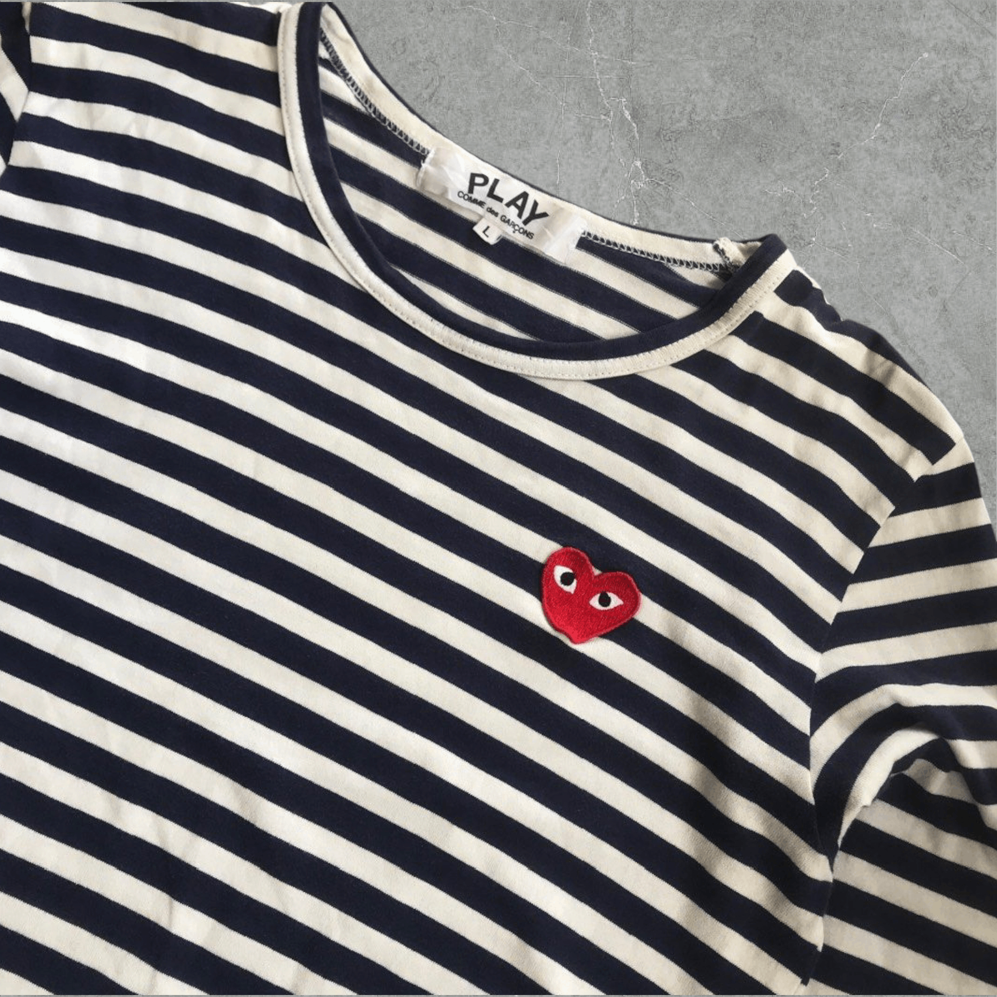 CDG by Comme des Garcons × Comme des Garcons × Japanese Brand Play comme des garçons women’s longsleeve Size L / US 10 / IT 46 - 2 Thumbnail