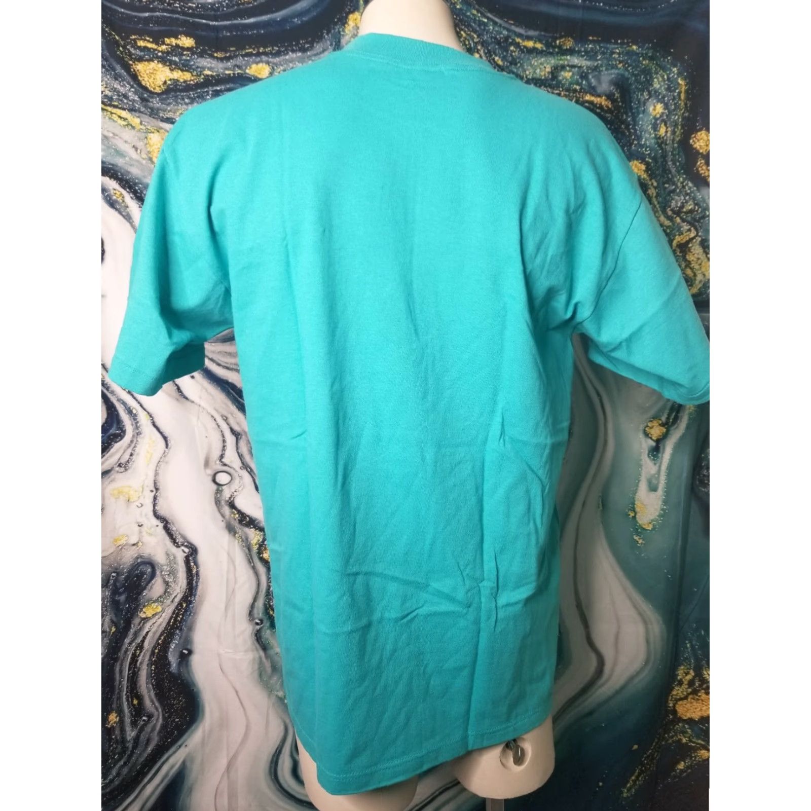 Vintage Vintage Desert Heat T-Shirt Mens L Green Embroidered Single Stitch USA 80s 90s Longboat Key Florida Crew Neck Short Sleeve Cotton Size US L / EU 52-54 / 3 - 3 Thumbnail