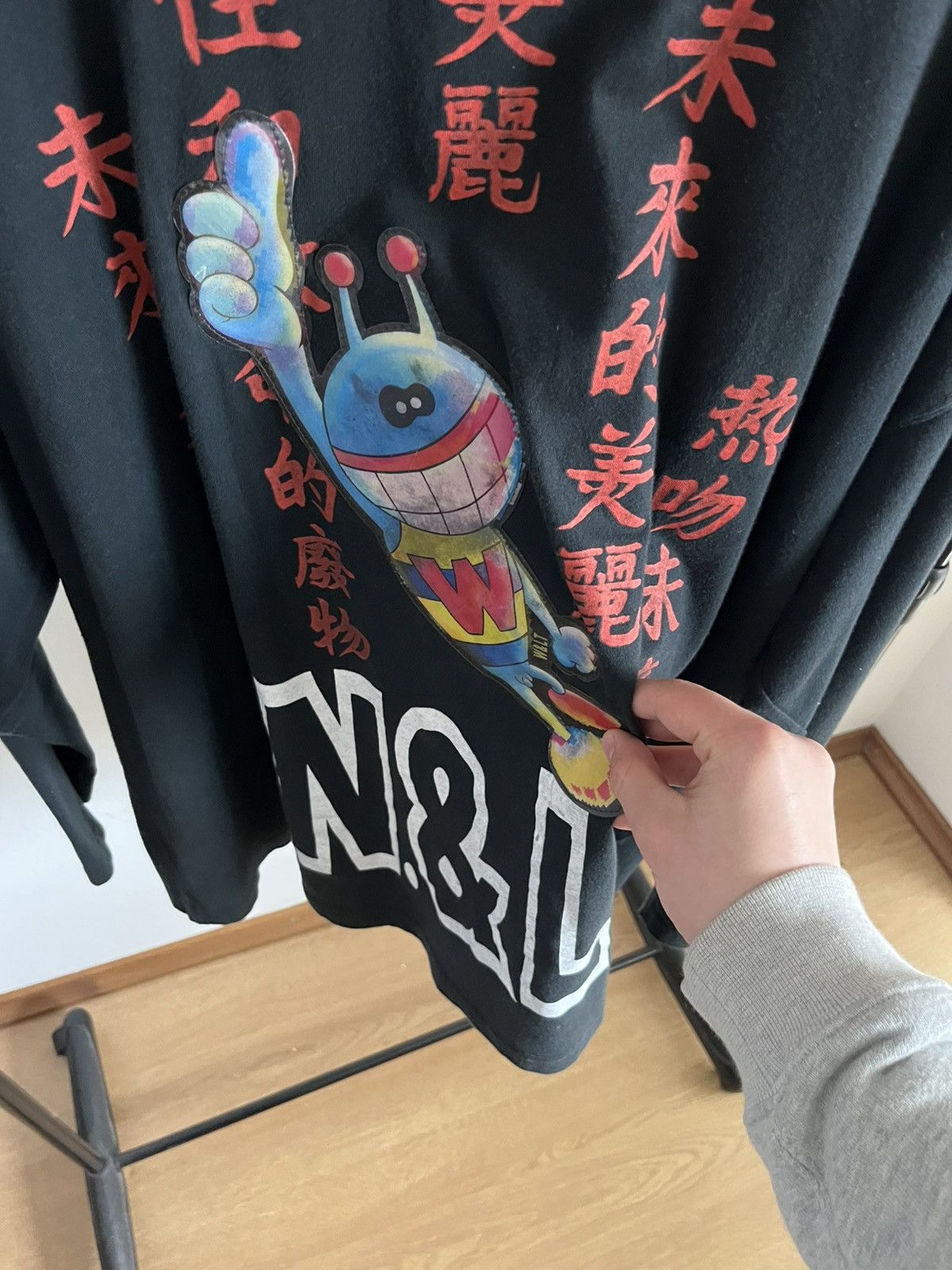 Walter Van Beirendonck Walter van Beirendonck SS95 W.&L.T. holo long-sleeve T-shirt Size US XL / EU 56 / 4 - 3 Thumbnail