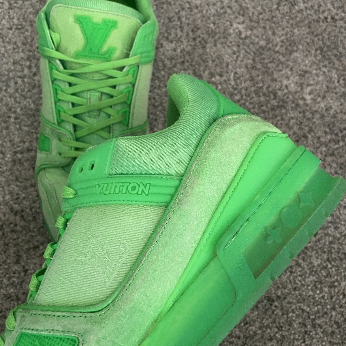 Louis Vuitton LOUIS VUITTON TRAINER GREEN LIMITED Size US 8.5 / EU 41-42 - 3 Thumbnail