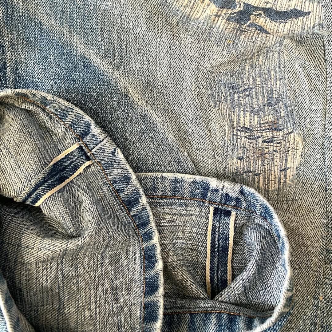 Levi's × Vintage × Wrangler Vintage Dope Drakkar denim selvedge pants Size US 32 / EU 48 - 6 Thumbnail