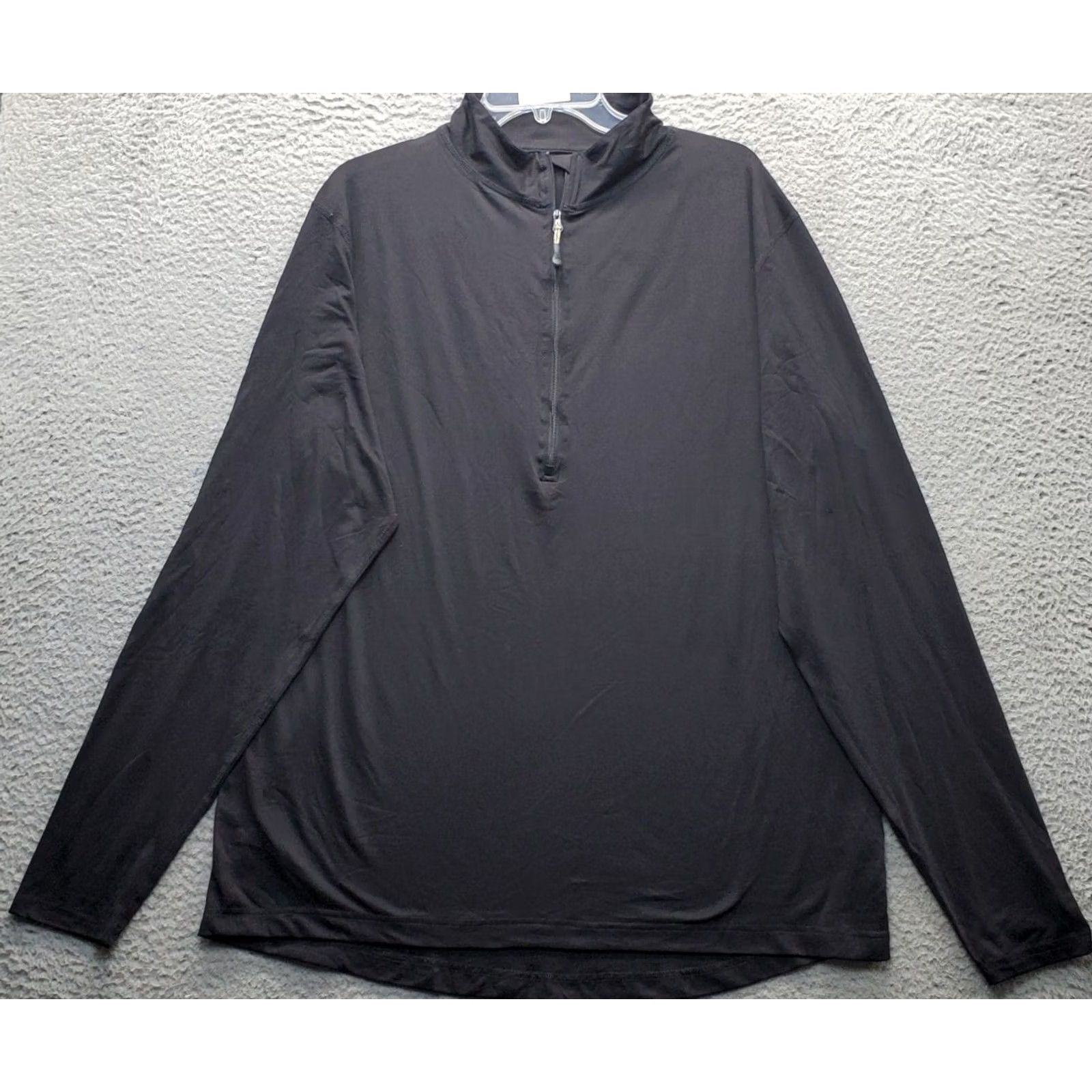 Vintage Magellan Outdoors Fishing Shirt Mens 2XL Black Long Sleeve Stretch Quarter Zip Shirt Mens Black Long Sleeve Stretch Quarter Zip Size US XXL / EU 58 / 5 - 2 Thumbnail