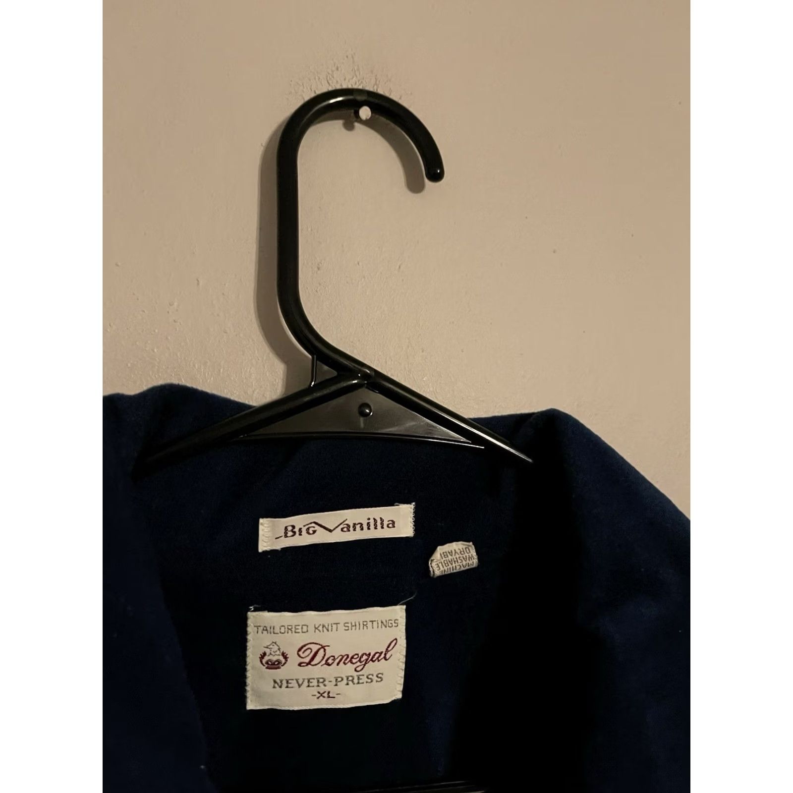Velour VINTAGE Donegal Shirt Pullover Velour Blue XL Men's 1/2 Quarter Zip Size US XL / EU 56 / 4 - 3 Thumbnail