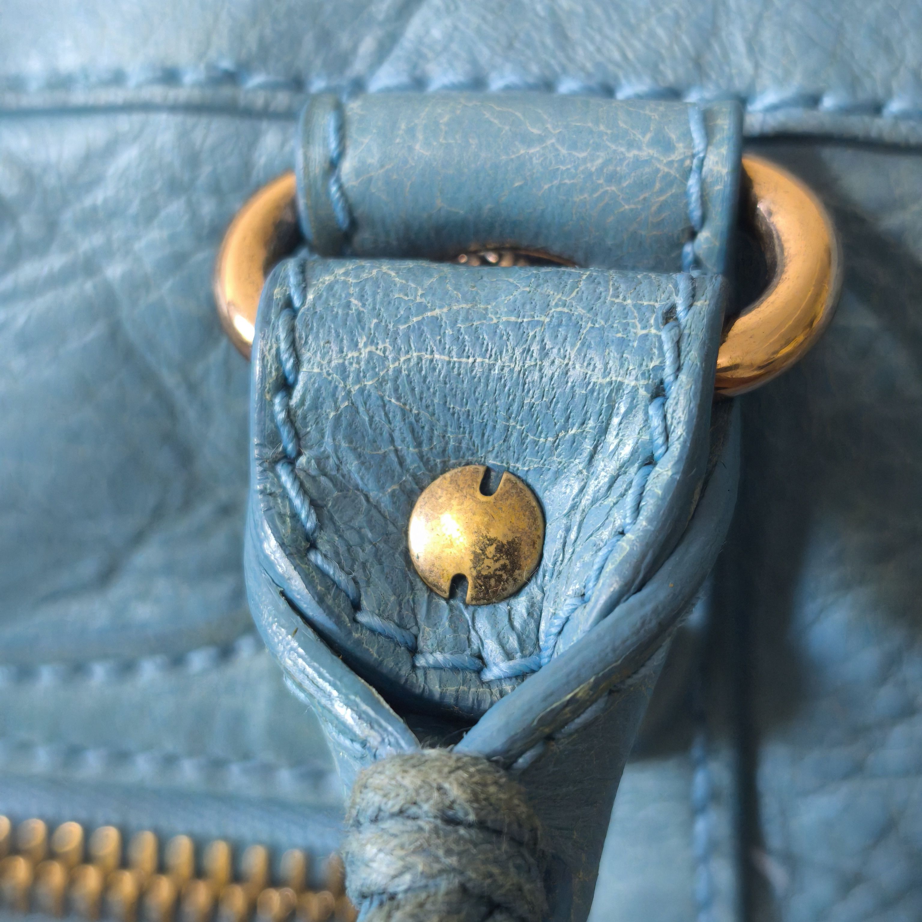 Balenciaga BALENCIAGA 2000s - Work Lambskin Giant Hardware City Bag Size ONE SIZE - 13 Thumbnail