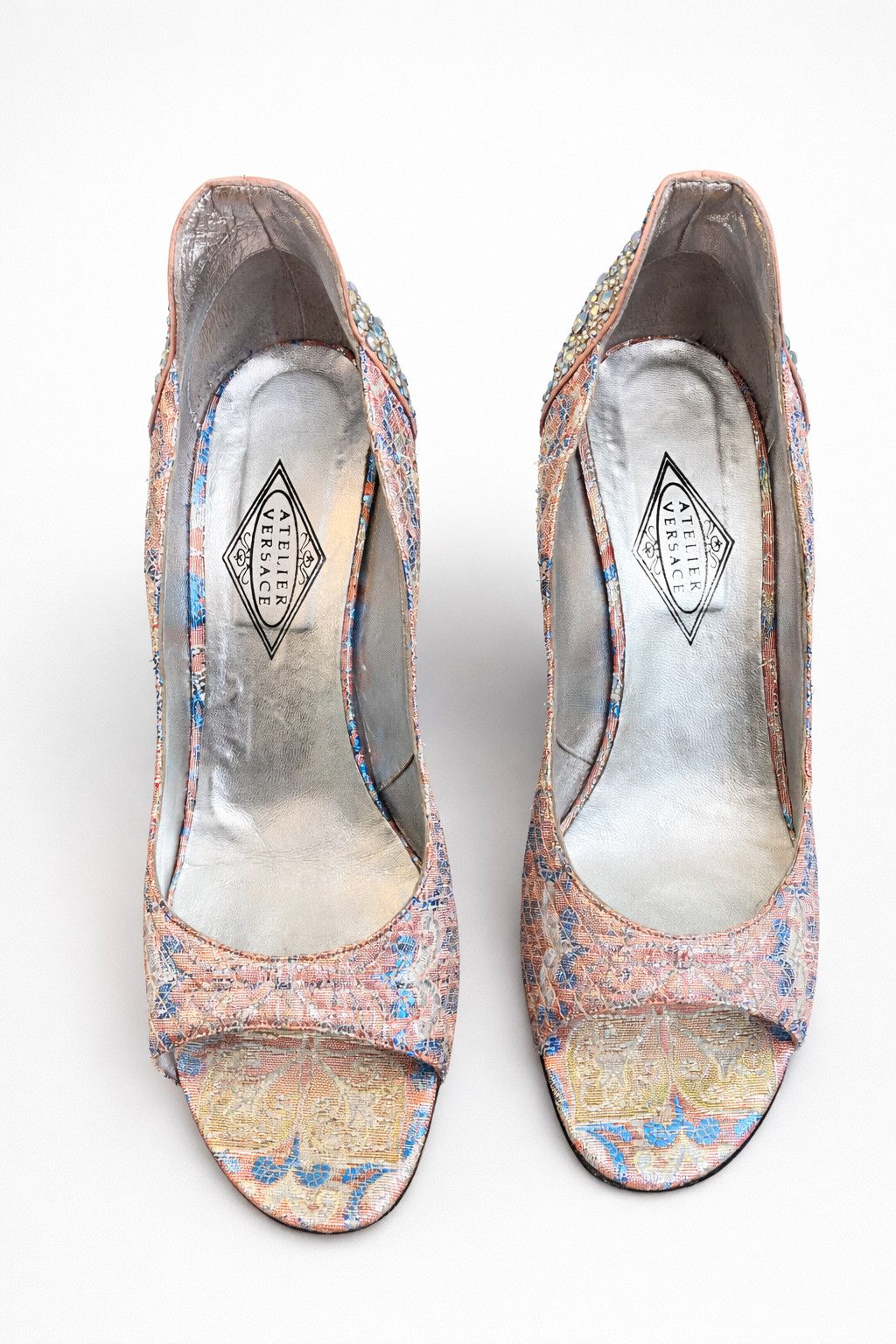 Versace Atelier Versace Crystal Heels Shoes Wedding Pumps Size 40 Size US 10 / IT 40 - 6 Thumbnail