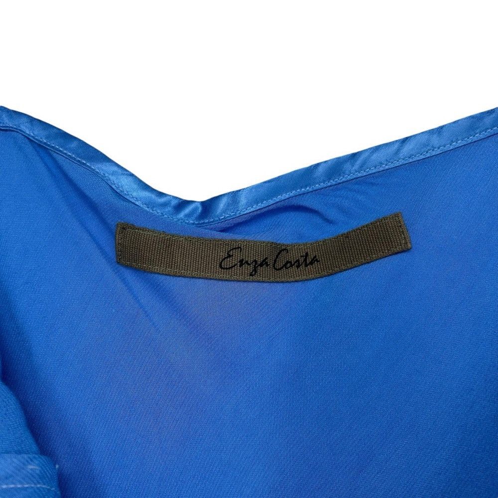 Enza Costa ENZA COSTA SATIN BIAS CUT SLIP DRESS IN POOL BLUE WOMENS Size M / US 6-8 / IT 42-44 - 4 Thumbnail