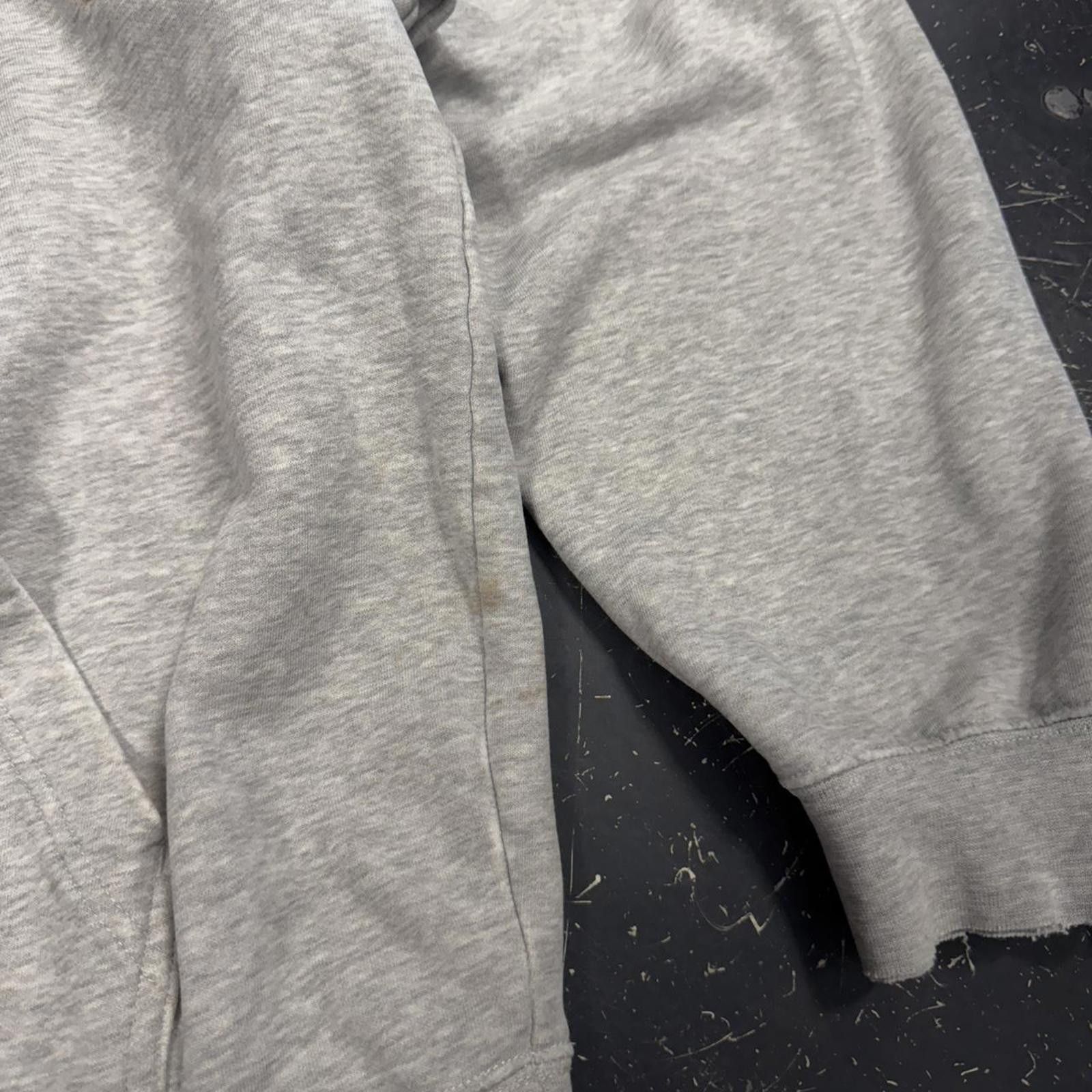 Adidas × Vintage Vintage Adidas Centre Logo Ash Grey Hoodie Size US L / EU 52-54 / 3 - 5 Thumbnail