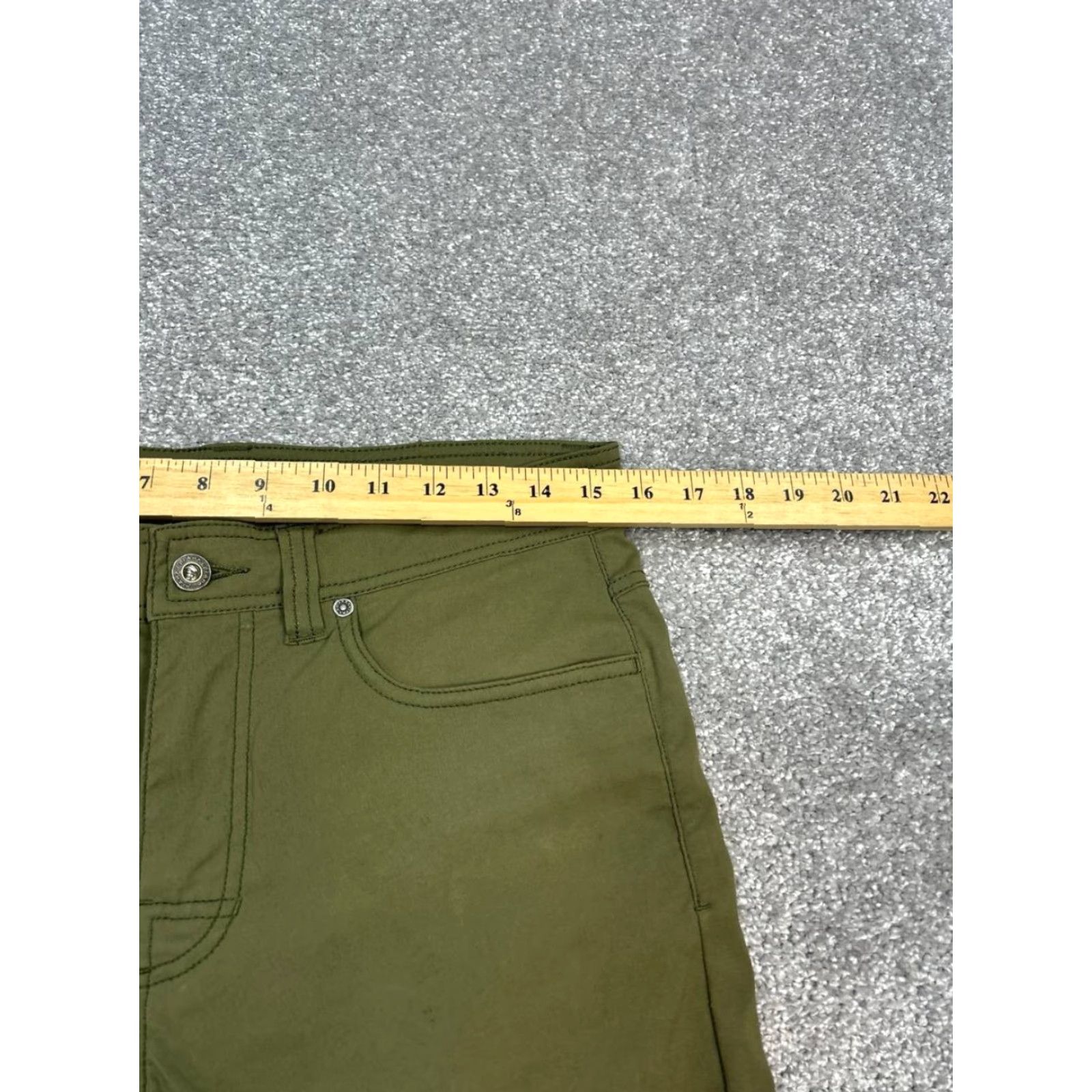 Prana Prana Breathe Chino Pants Mens 30 Green Nylon Stretch Slim Fit Low Rise Straight Size US 30 / EU 46 - 4 Thumbnail
