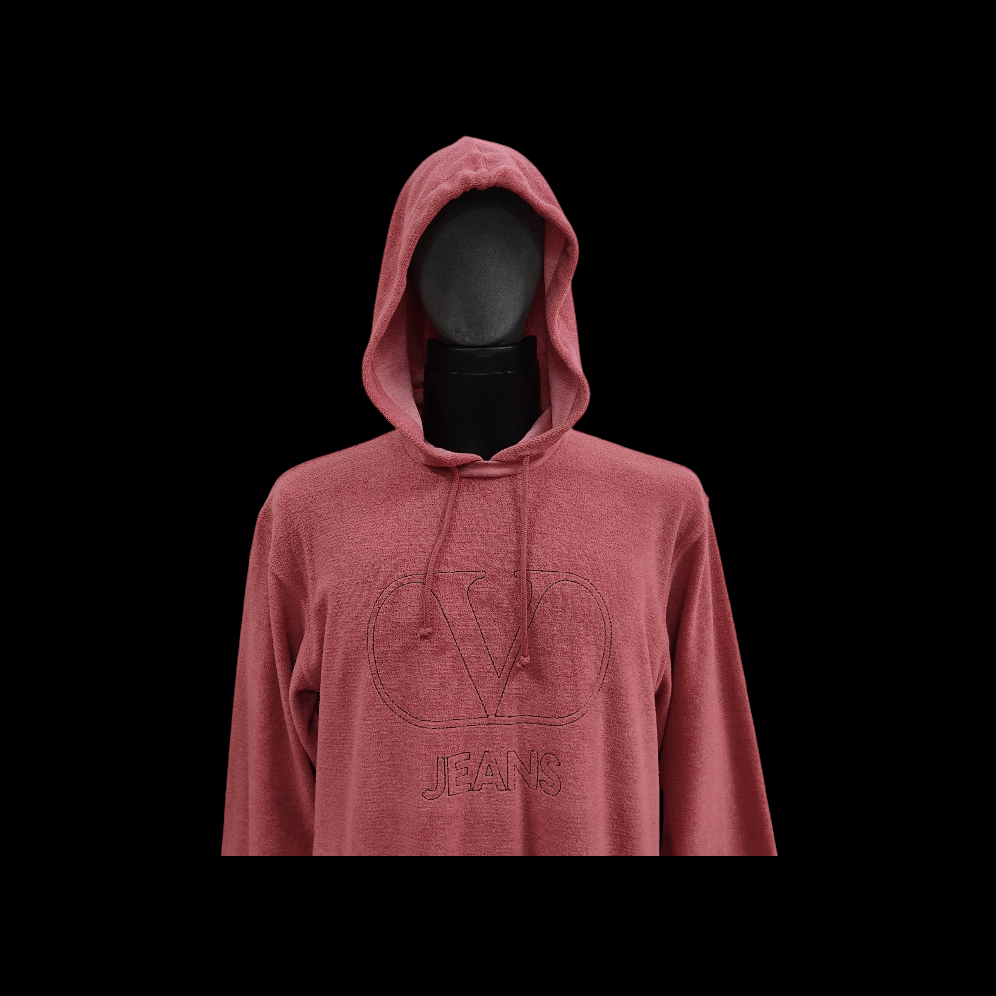 Valentino Valentino Garavani Jeans Soft Pile Hoodie Sweatshirt Size US XL / EU 56 / 4 - 2 Thumbnail