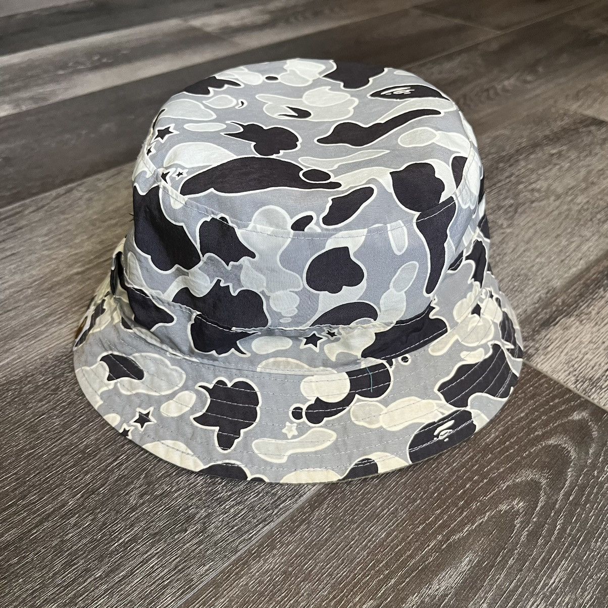 Bape A Bathing Ape Bapesta Psyche Camo Bucket Hat Reversible Bape ...