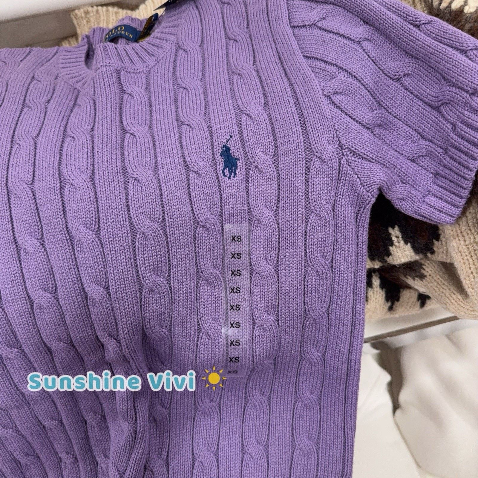 Polo Ralph Lauren NWT Polo Ralph Lauren Woman Cotton Short-Sleeve Sweater Size XS / US 0-2 / IT 36-38 - 2 Thumbnail
