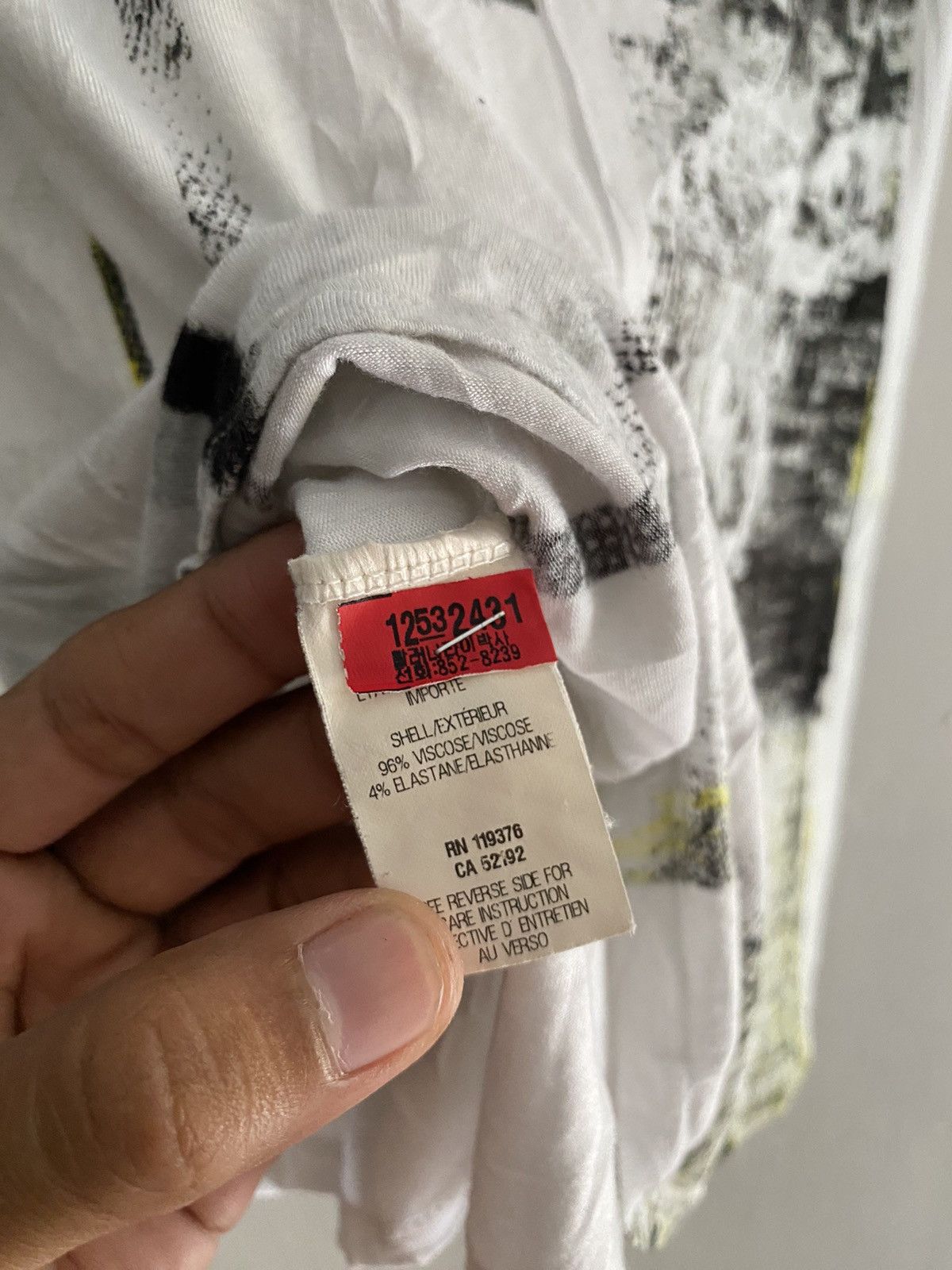 Helmut Lang Spring summer graphic print Size US M / EU 48-50 / 2 - 5 Thumbnail