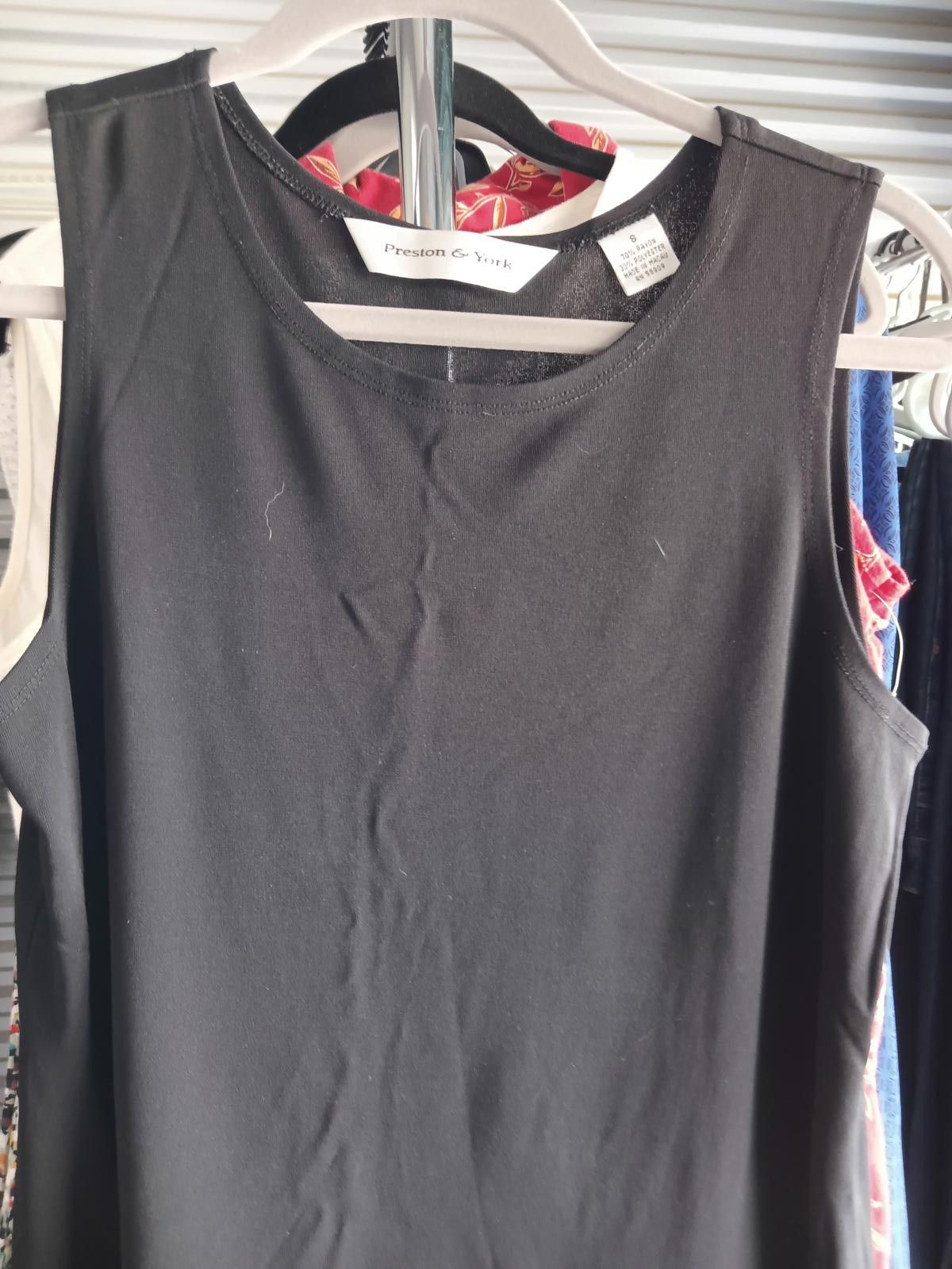 Preston & York Preston & York Women's Black Tank Top - Versatile Stylish Size S / US 4 / IT 40 - 4 Thumbnail